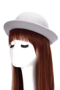 Women Small Top Faux Wool Solid Colored Beret Hat