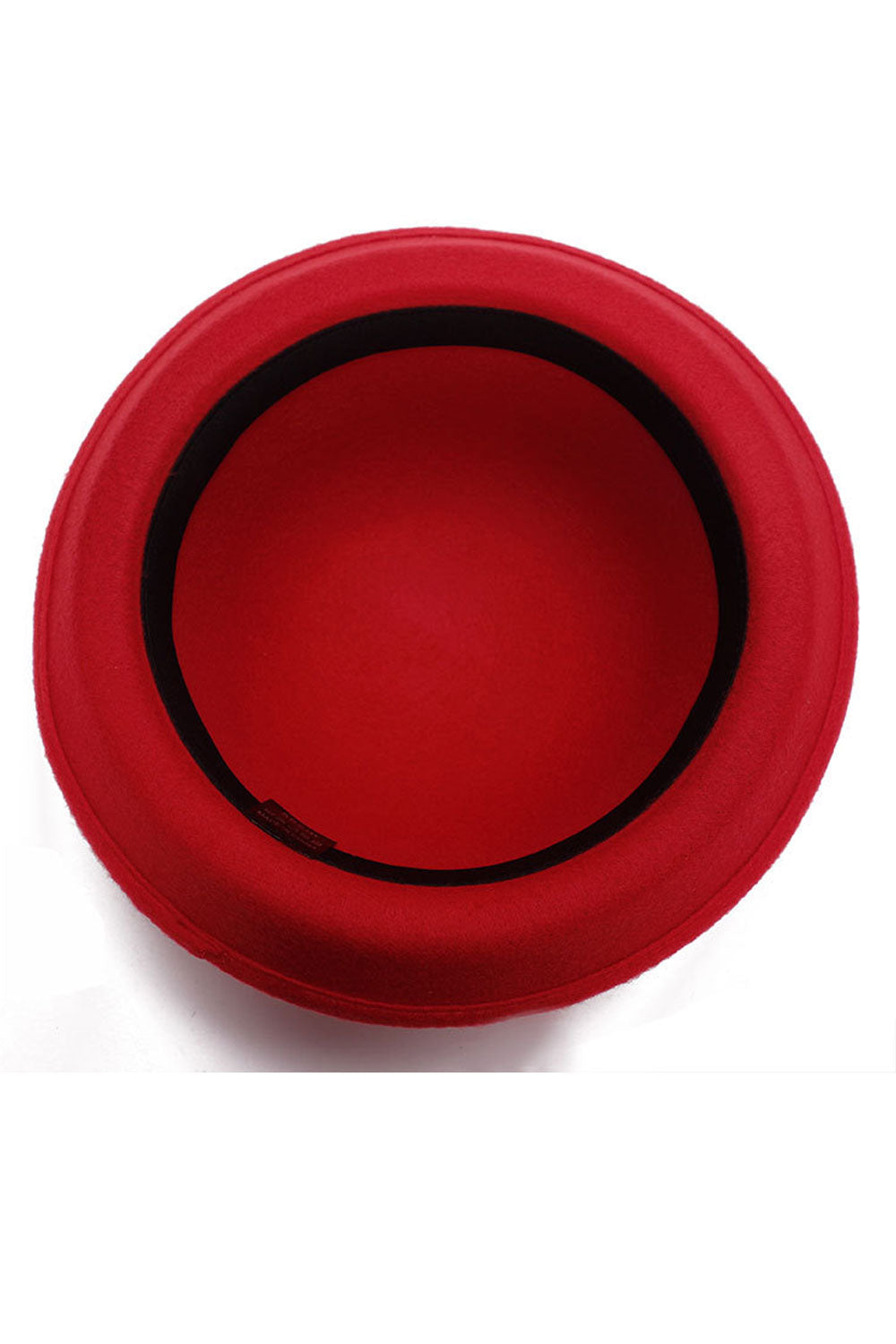 Women Small Top Faux Wool Solid Colored Beret Hat