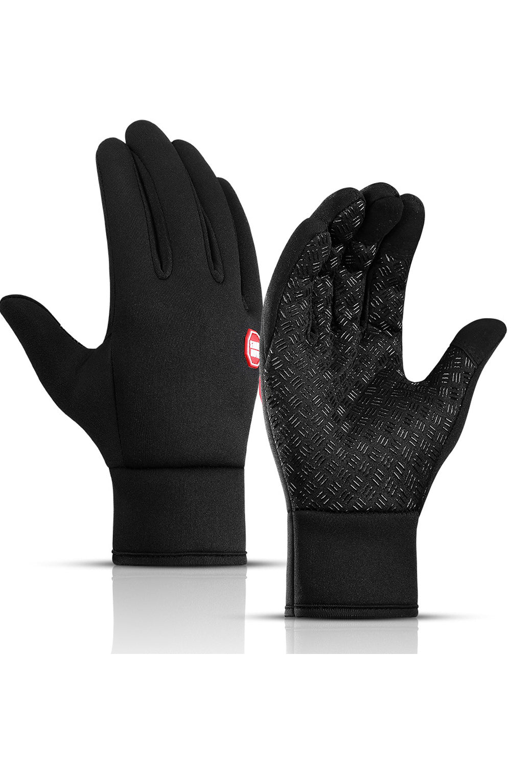 Women Windproof Coldproof Full Finger Warm Fleece Ski Gloves