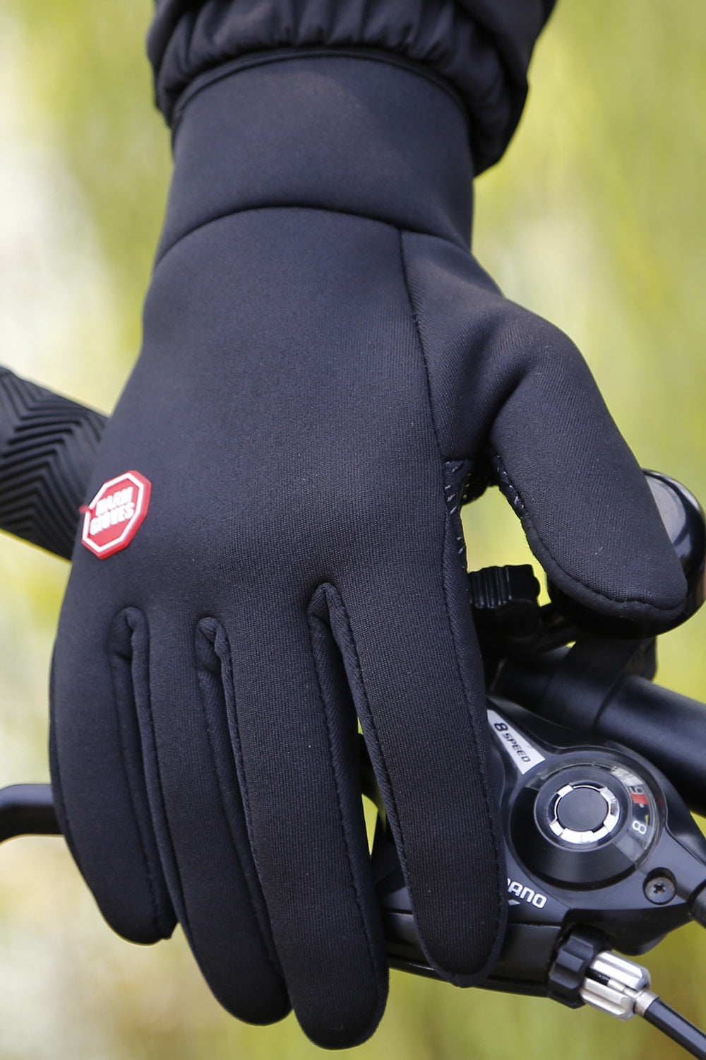 Women Windproof Coldproof Full Finger Warm Fleece Ski Gloves