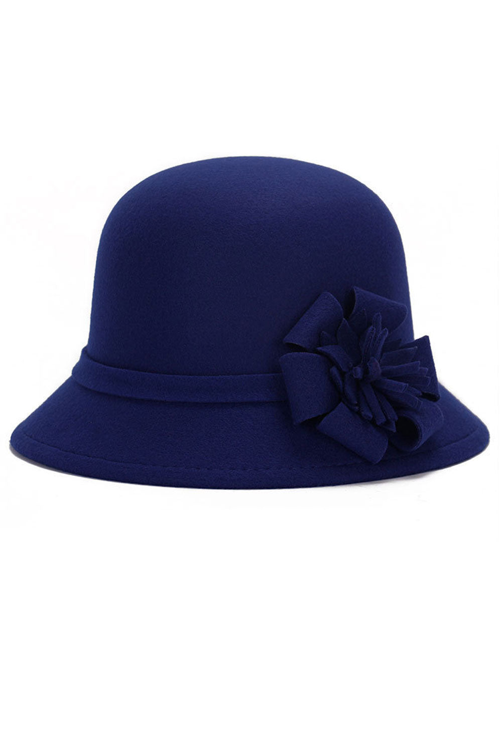 Women Pretty Flower Decorated Warm Winter Beret Hat