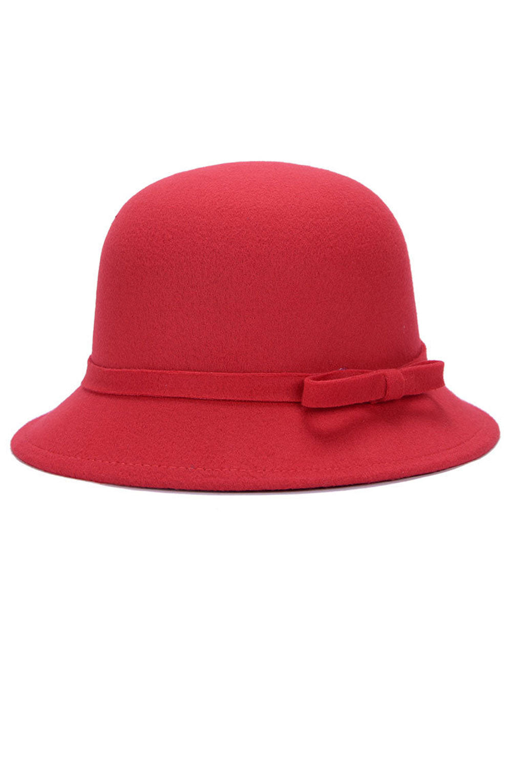 Women Lovely Bowknot Decoration Warm Beret Hat