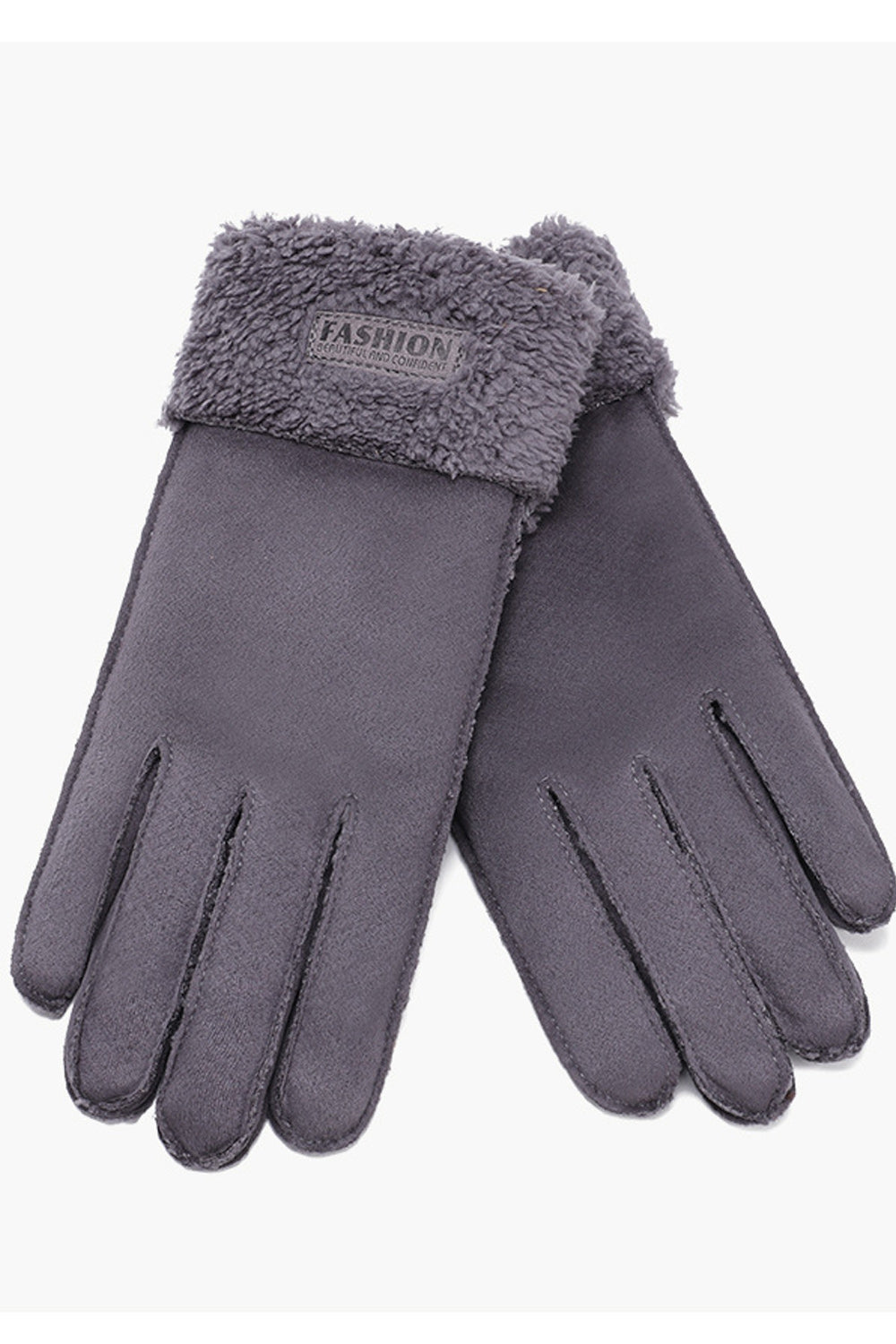 Women Thick Outdoor Windproof Warm Fleece Ski Gloves