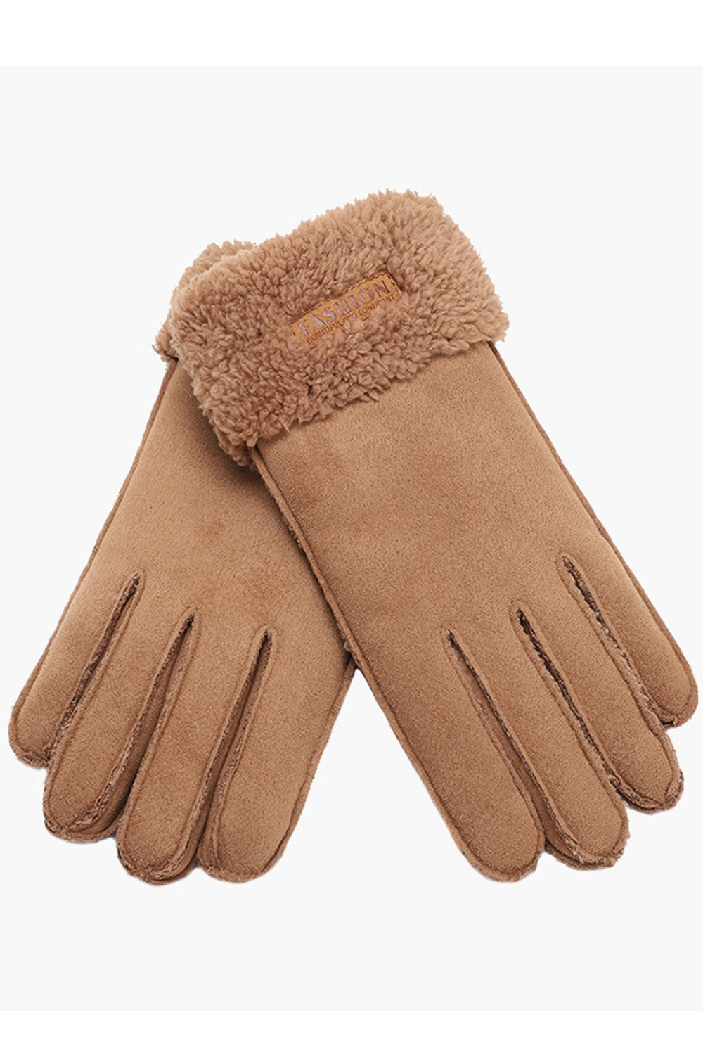 Women Thick Outdoor Windproof Warm Fleece Ski Gloves