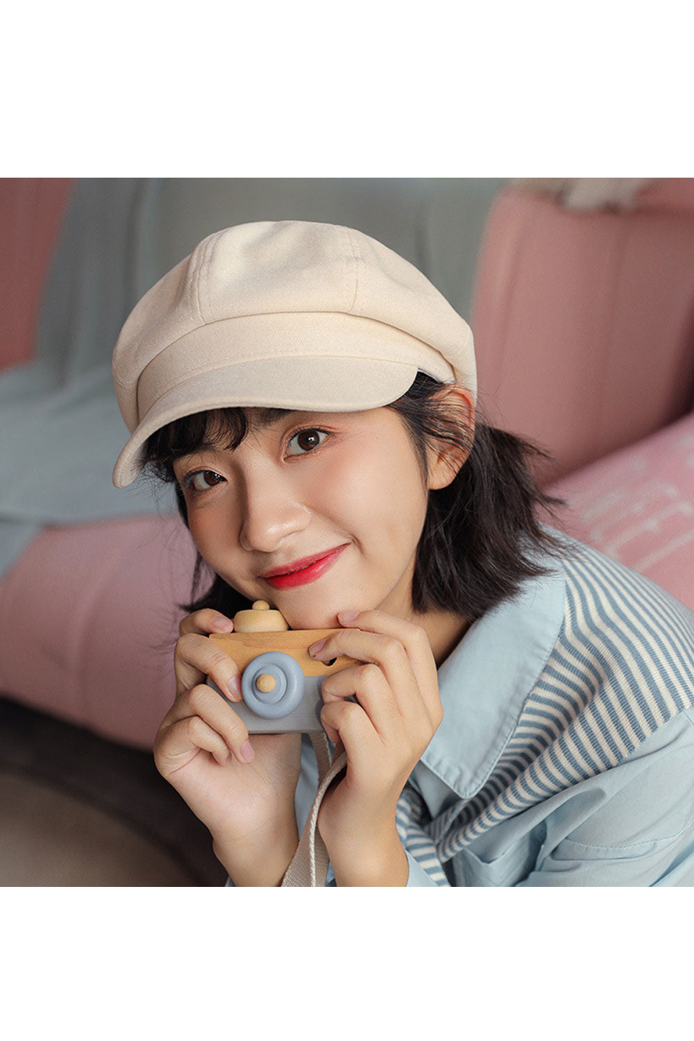 Women Casual Solid Color All Match Warm Trending Beret Hat