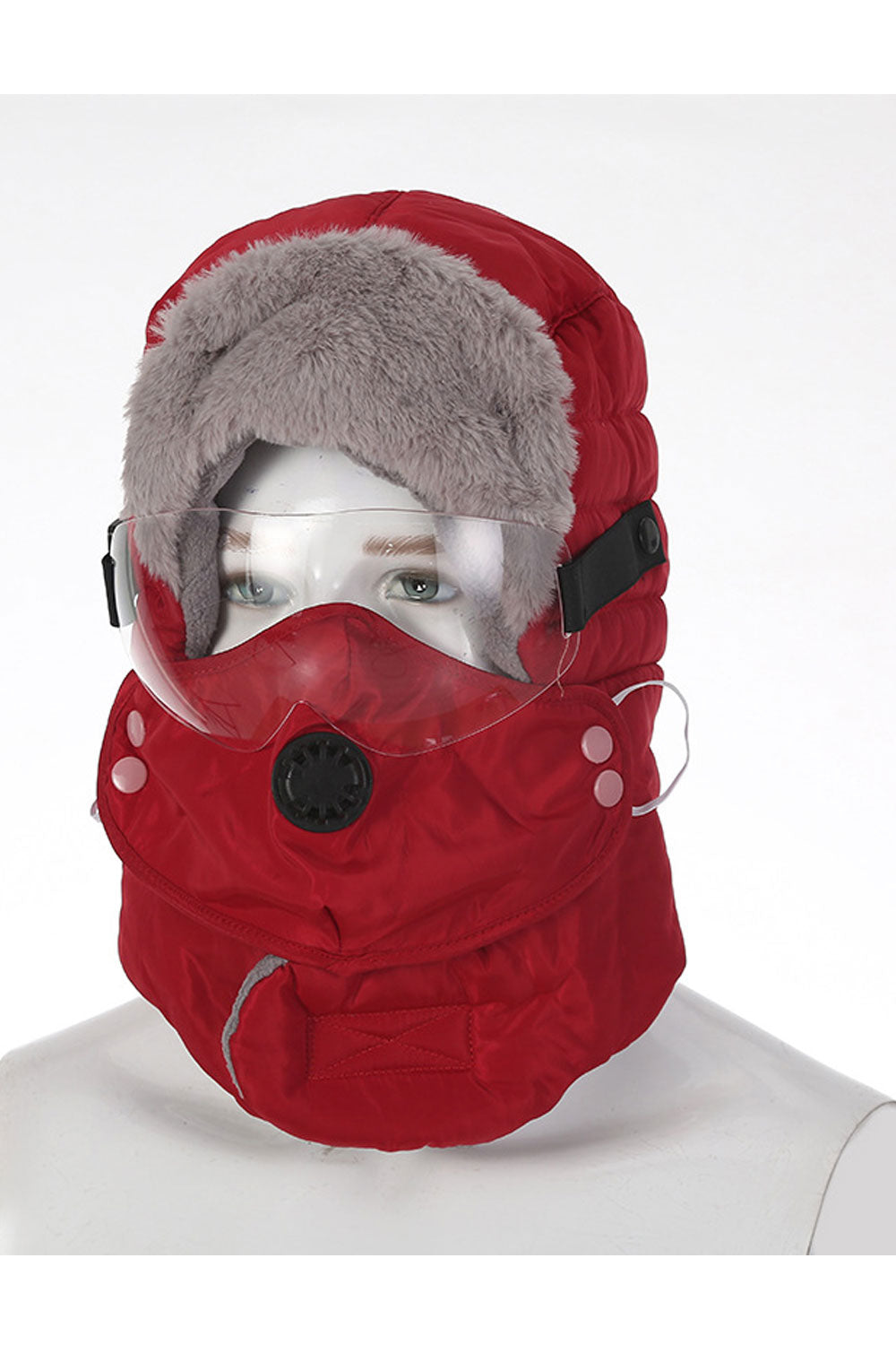 Women Breathable Mask Coldproof Winter Padded Hat