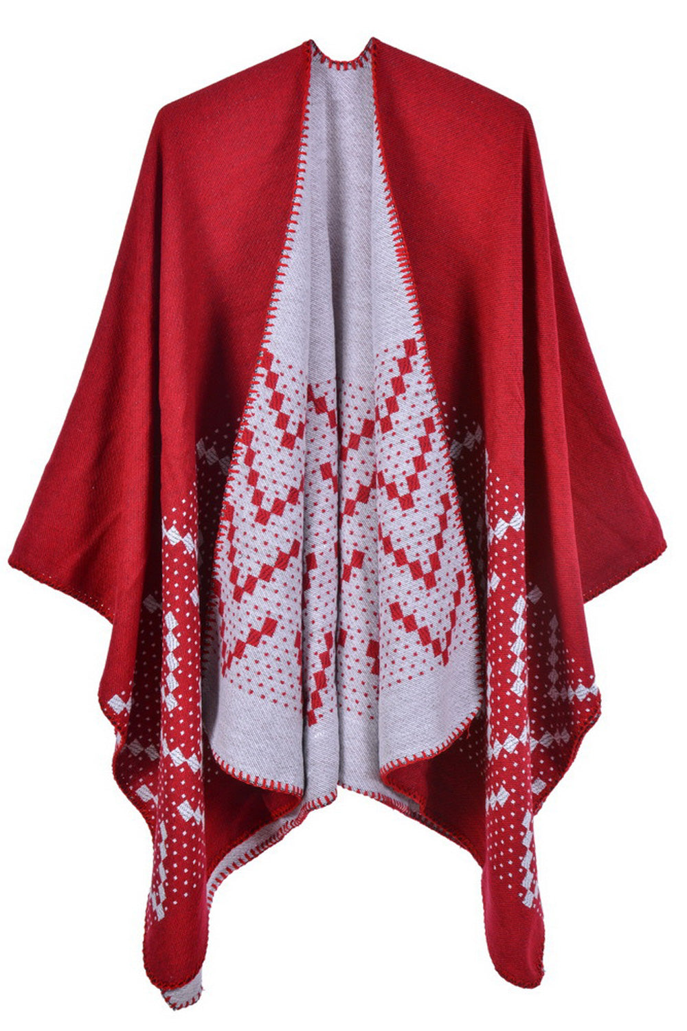 Women Breathable Comfy Soft Printed Pattern Cashmere Shawl