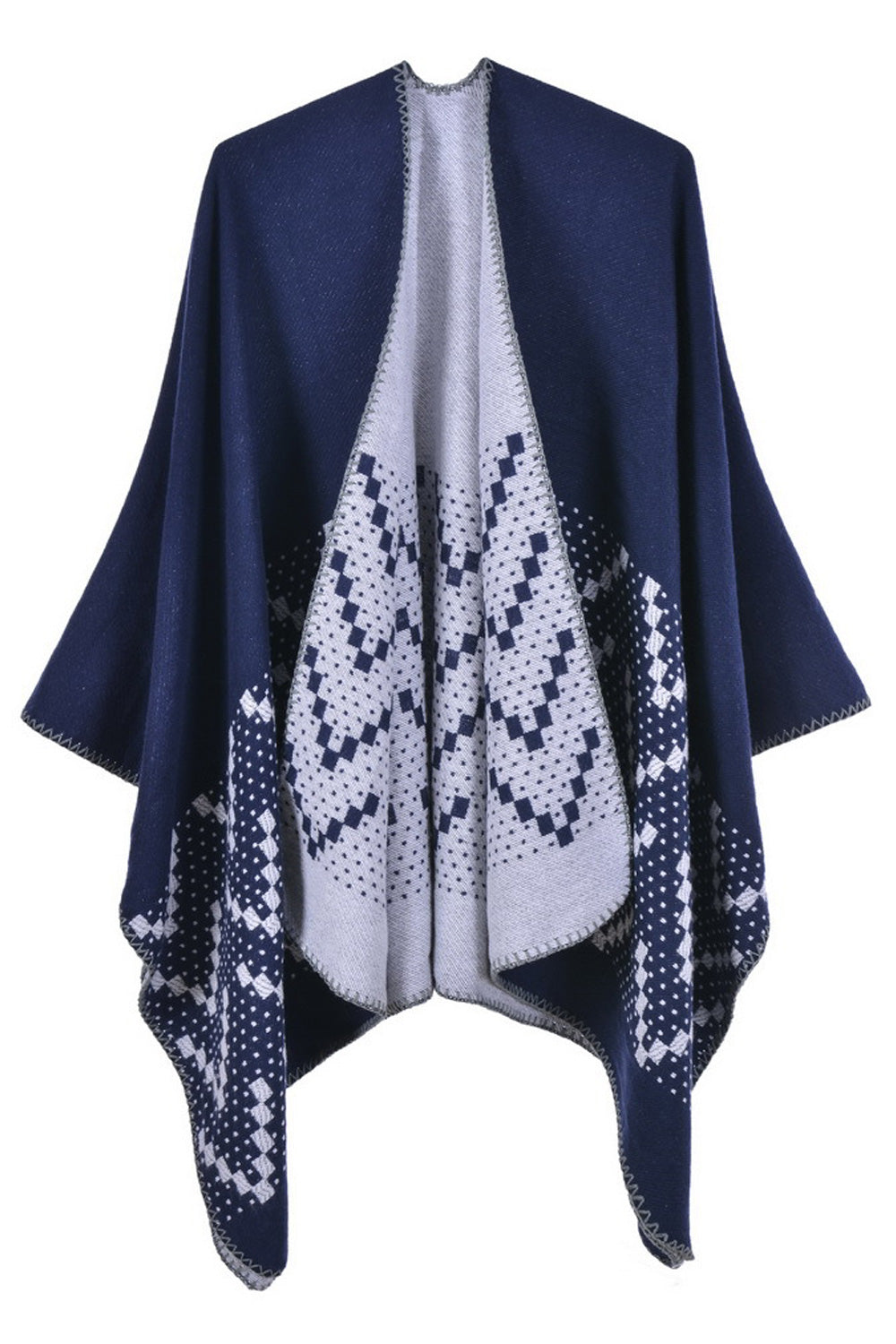 Women Breathable Comfy Soft Printed Pattern Cashmere Shawl