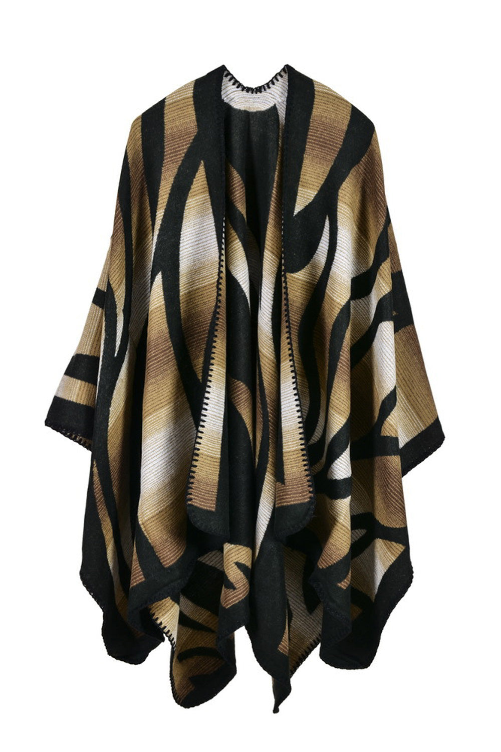 Women Elegant Cashmere Warm Printed Pattern Winter Shawl