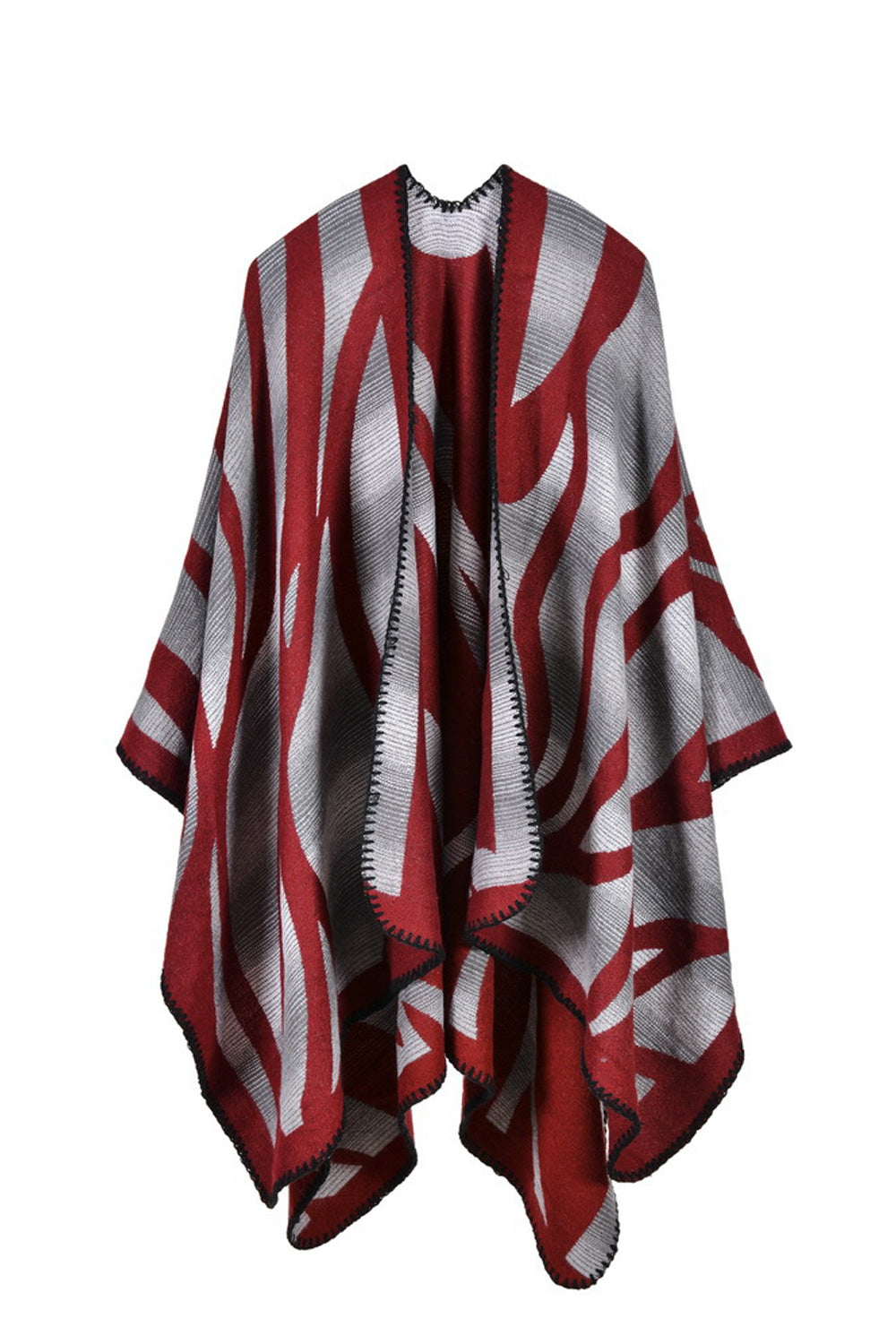 Women Elegant Cashmere Warm Printed Pattern Winter Shawl