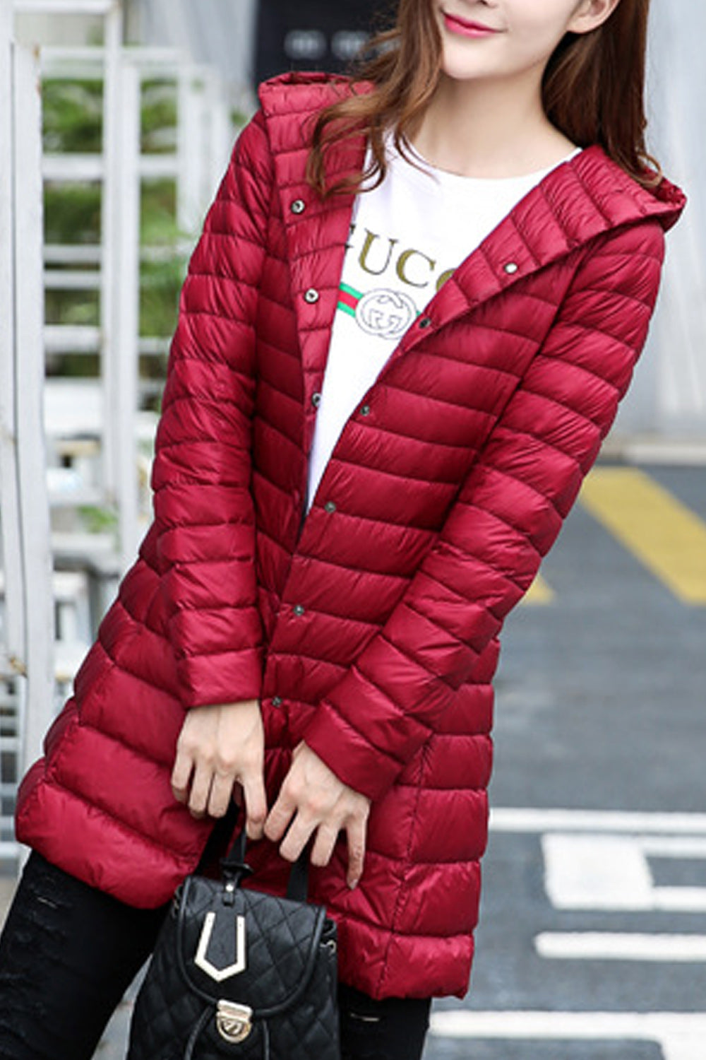 Women Amazing Hooded Neck Windproof Long Sleeve Pretty Padded Jacket