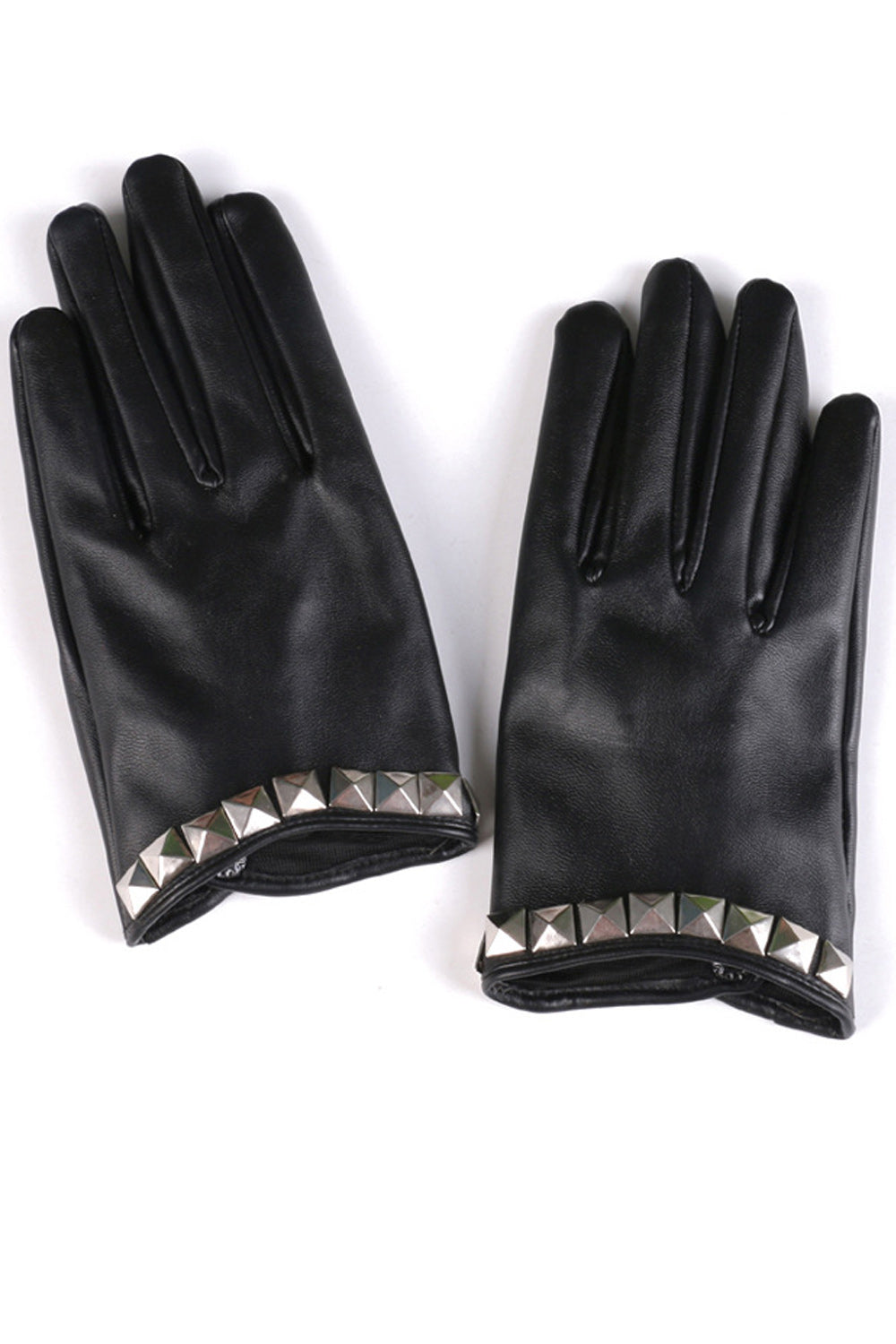 Women Comfortable Warm PU Leather Gloves