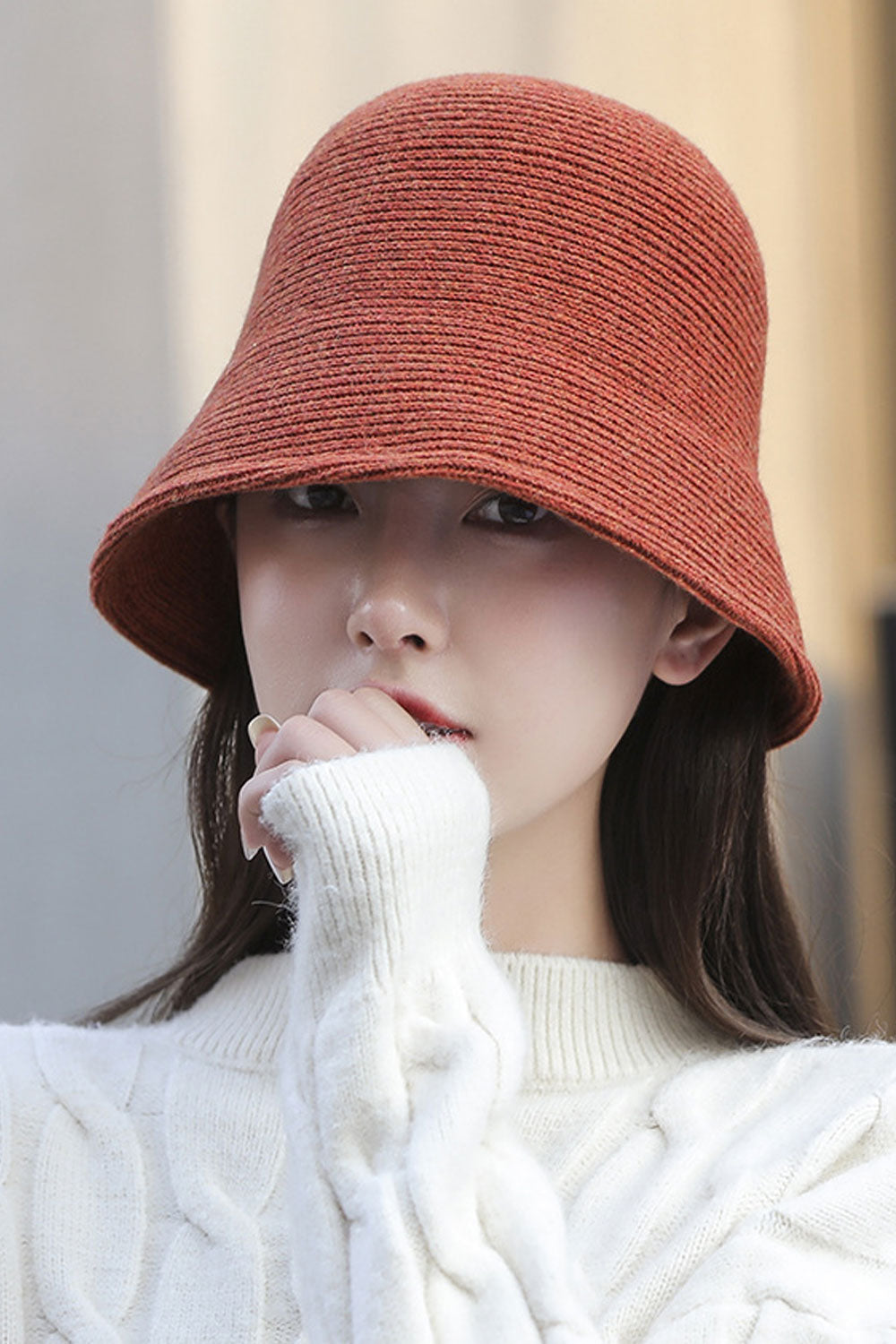 Women Fashion Dome Style Cold Protection Beret Hat