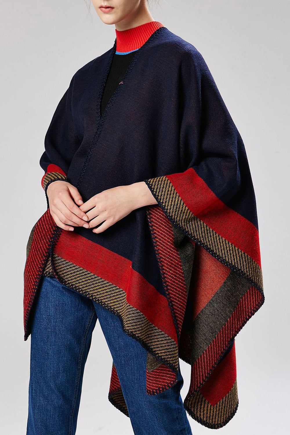 Women Classy Solid Colored Elegant Style Warm Shawl