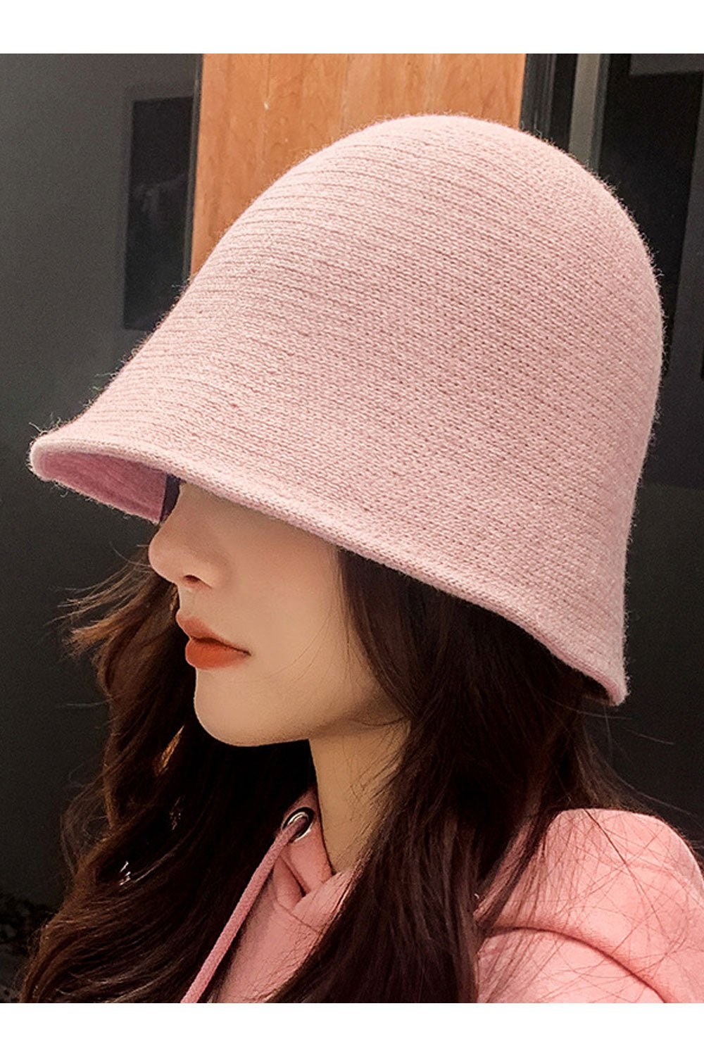 Women Easy Knitted Lightweight Solid Pattern Lovely Beret Hat