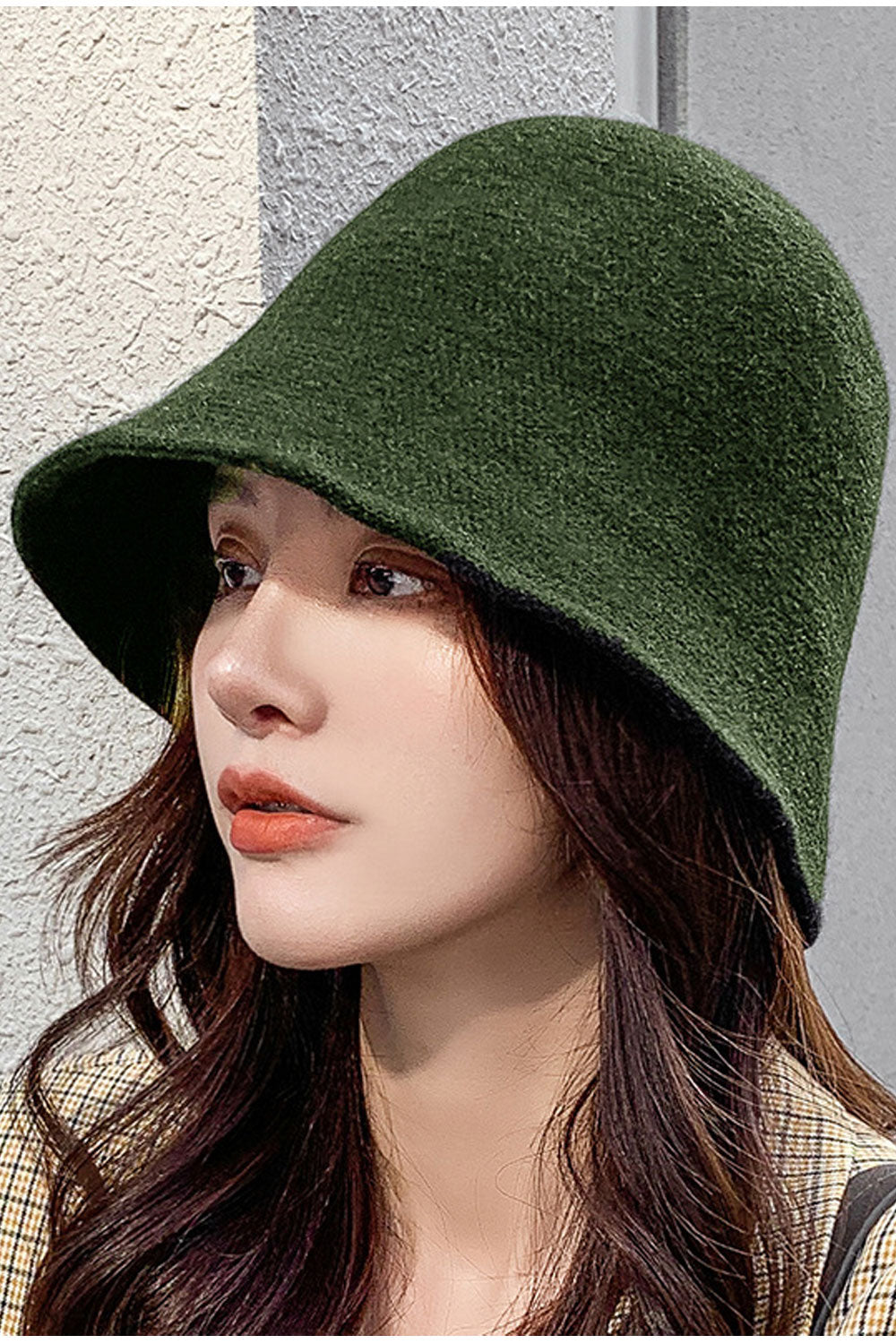 Women Easy Knitted Lightweight Solid Pattern Lovely Beret Hat
