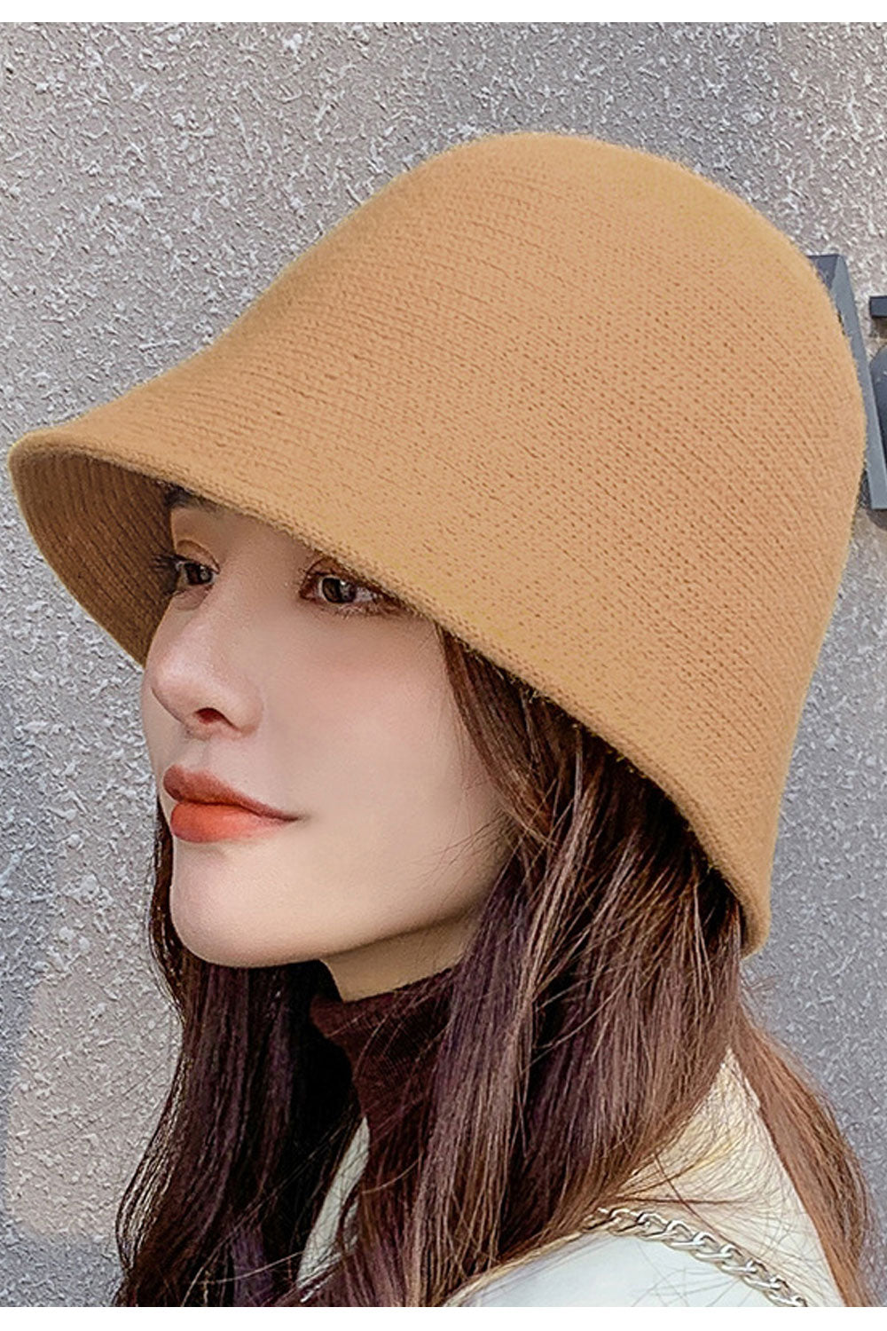 Women Easy Knitted Lightweight Solid Pattern Lovely Beret Hat