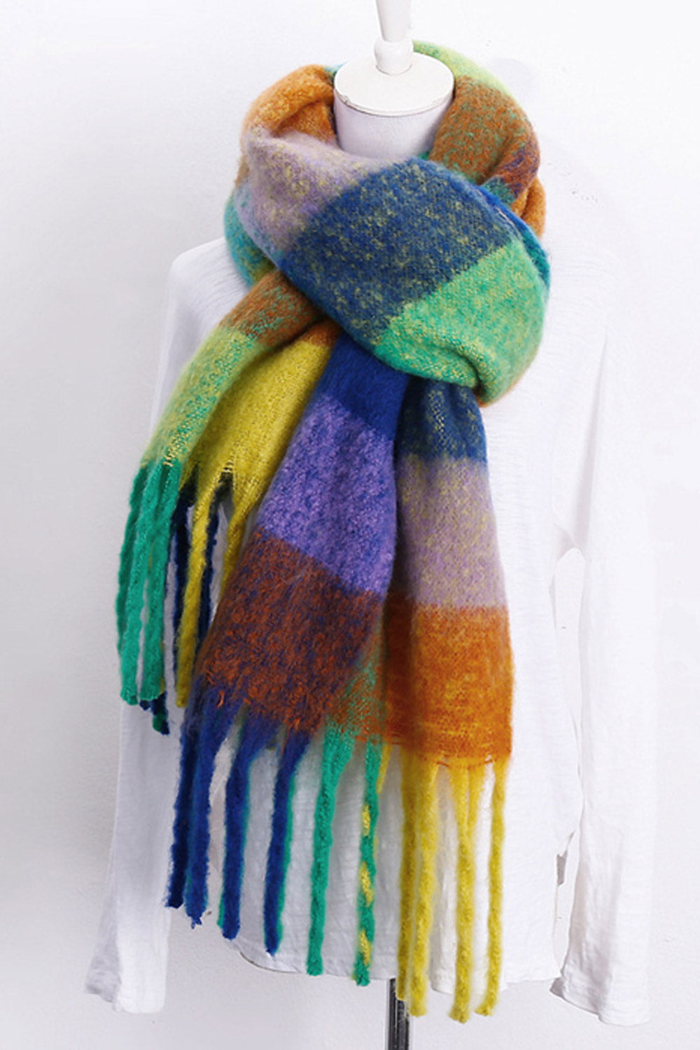 Women Warm Thick Cashmere Autumn Season Lovely Muffler