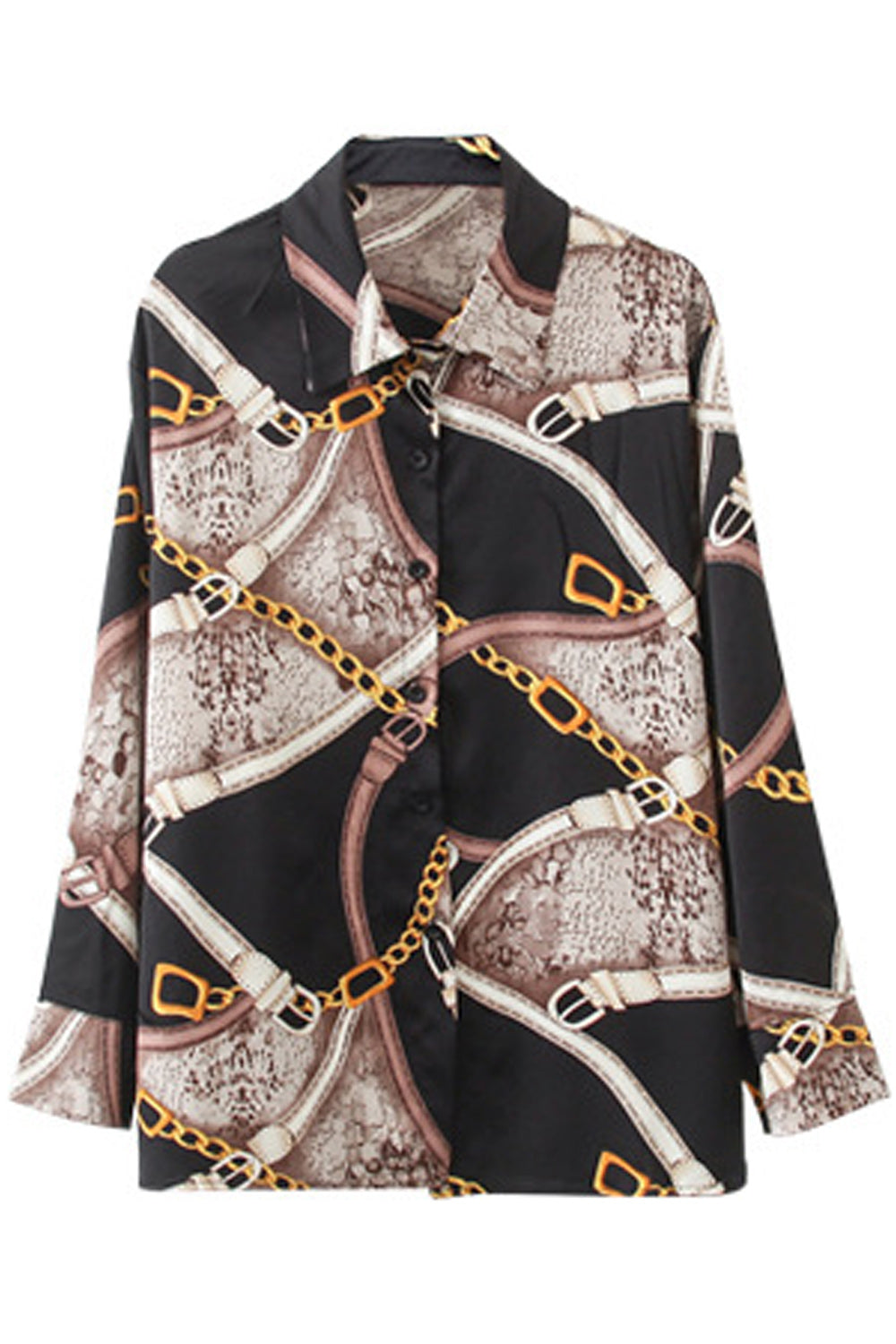 Women Magnificent Printed Style Soft Collar Neck Shirt