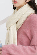 Women Warm Solid Colored Comfortable Winter Muffler