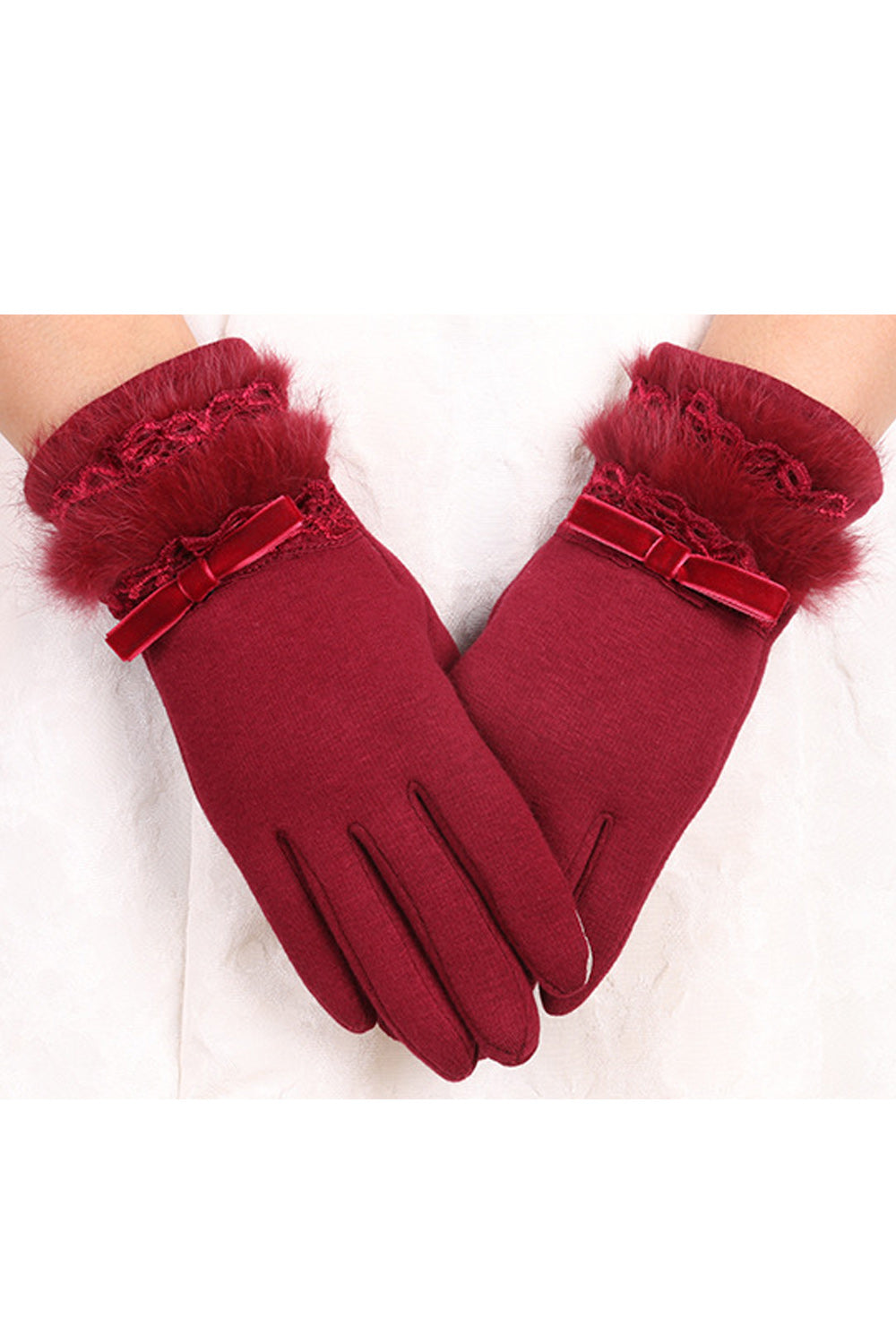 Women Elegant Styled Warm Winter Casual Knitted Gloves