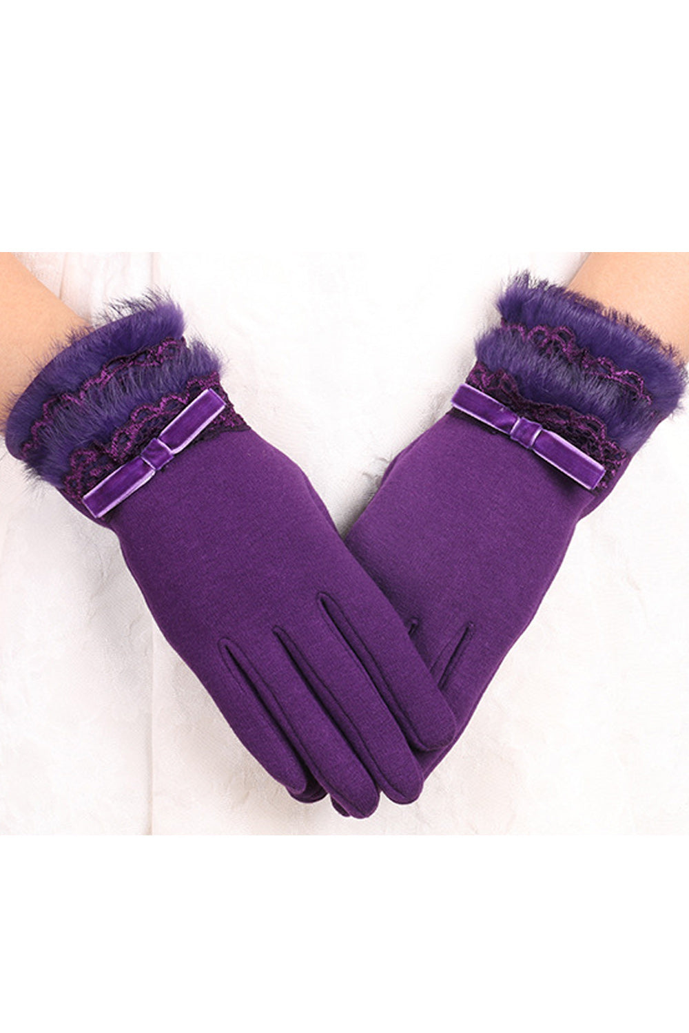Women Elegant Styled Warm Winter Casual Knitted Gloves