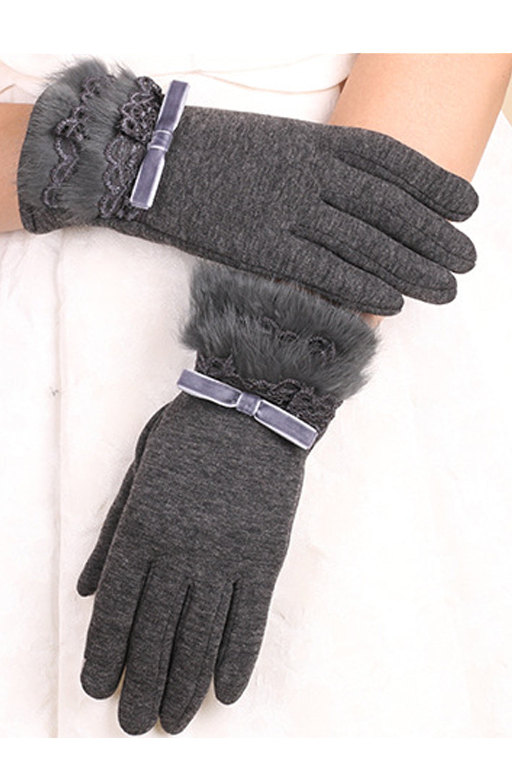 Women Elegant Styled Warm Winter Casual Knitted Gloves