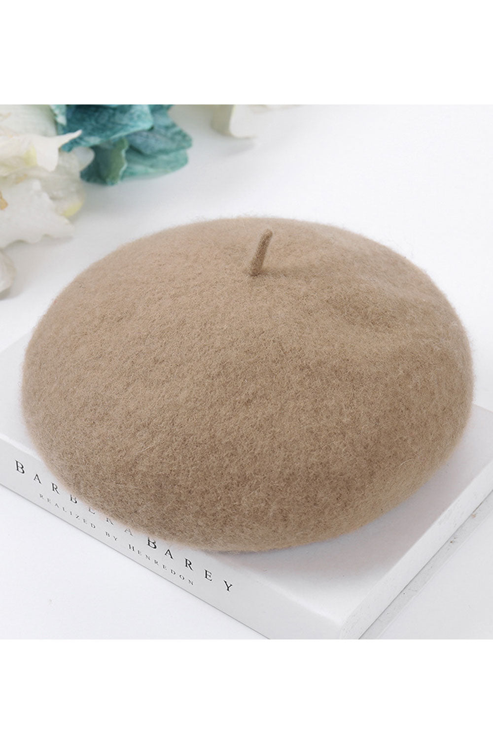 Women Amazing Solid Pattern Autumn Season Warm Beret Hat