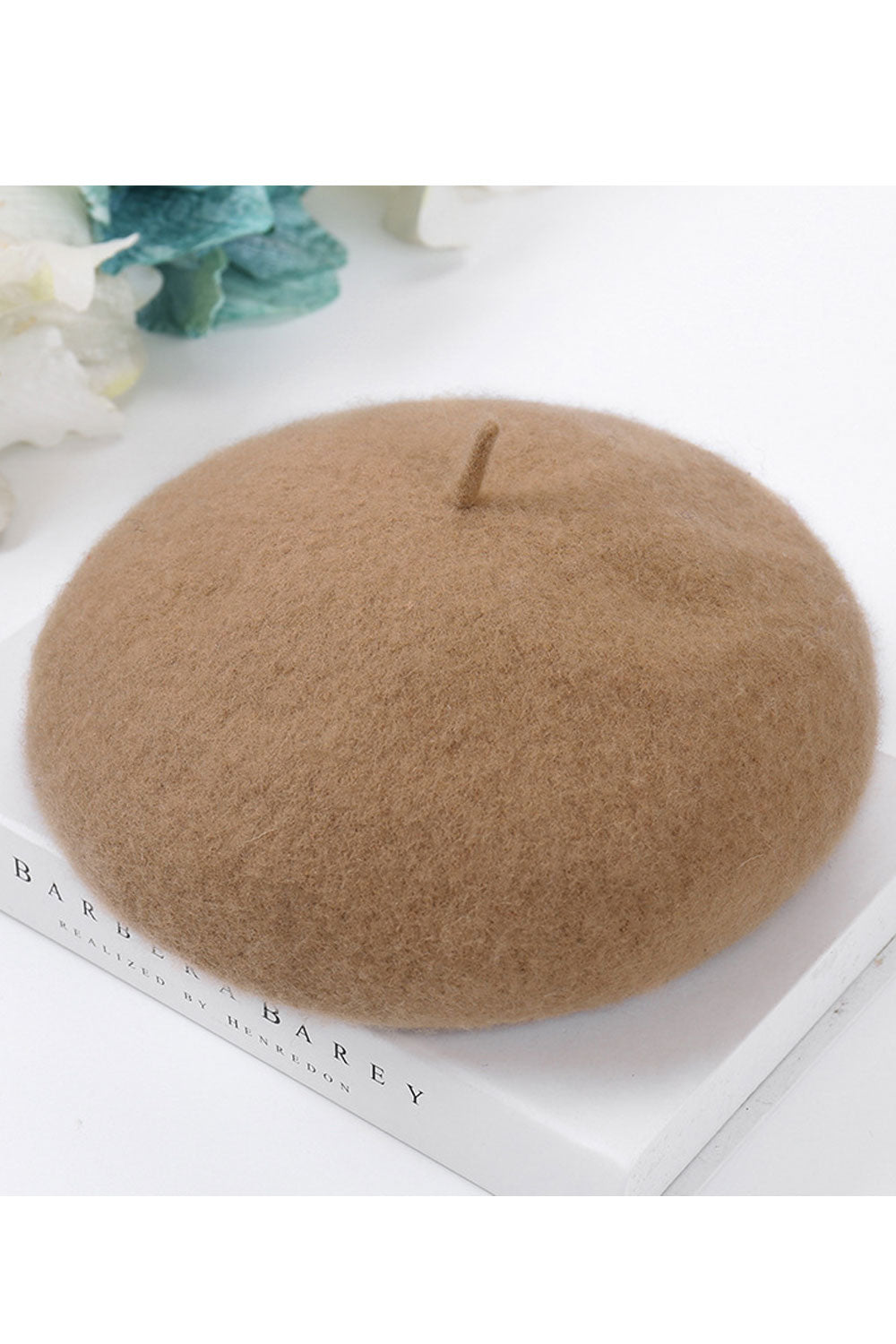 Women Amazing Solid Pattern Autumn Season Warm Beret Hat