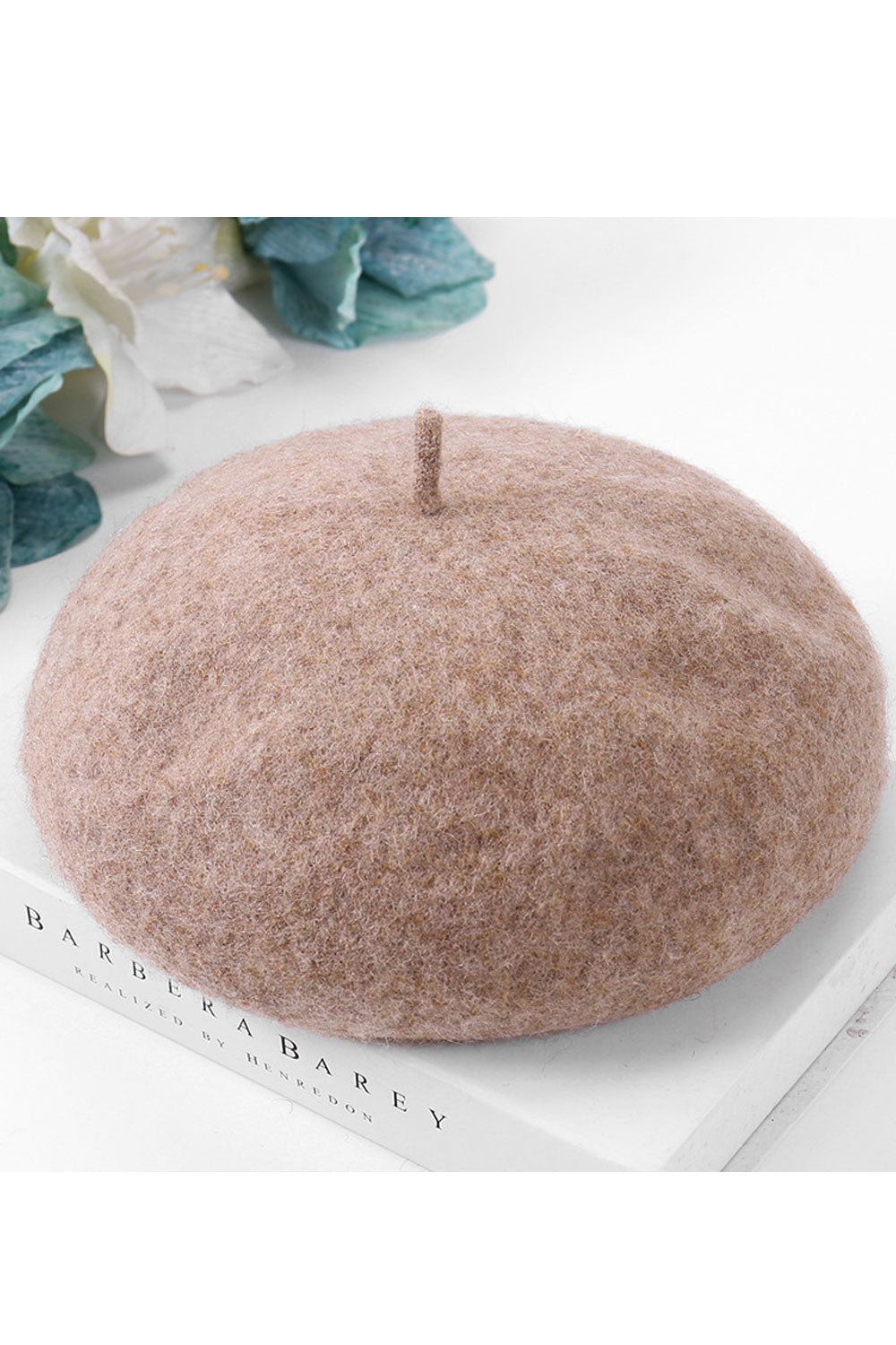 Women Amazing Solid Pattern Autumn Season Warm Beret Hat