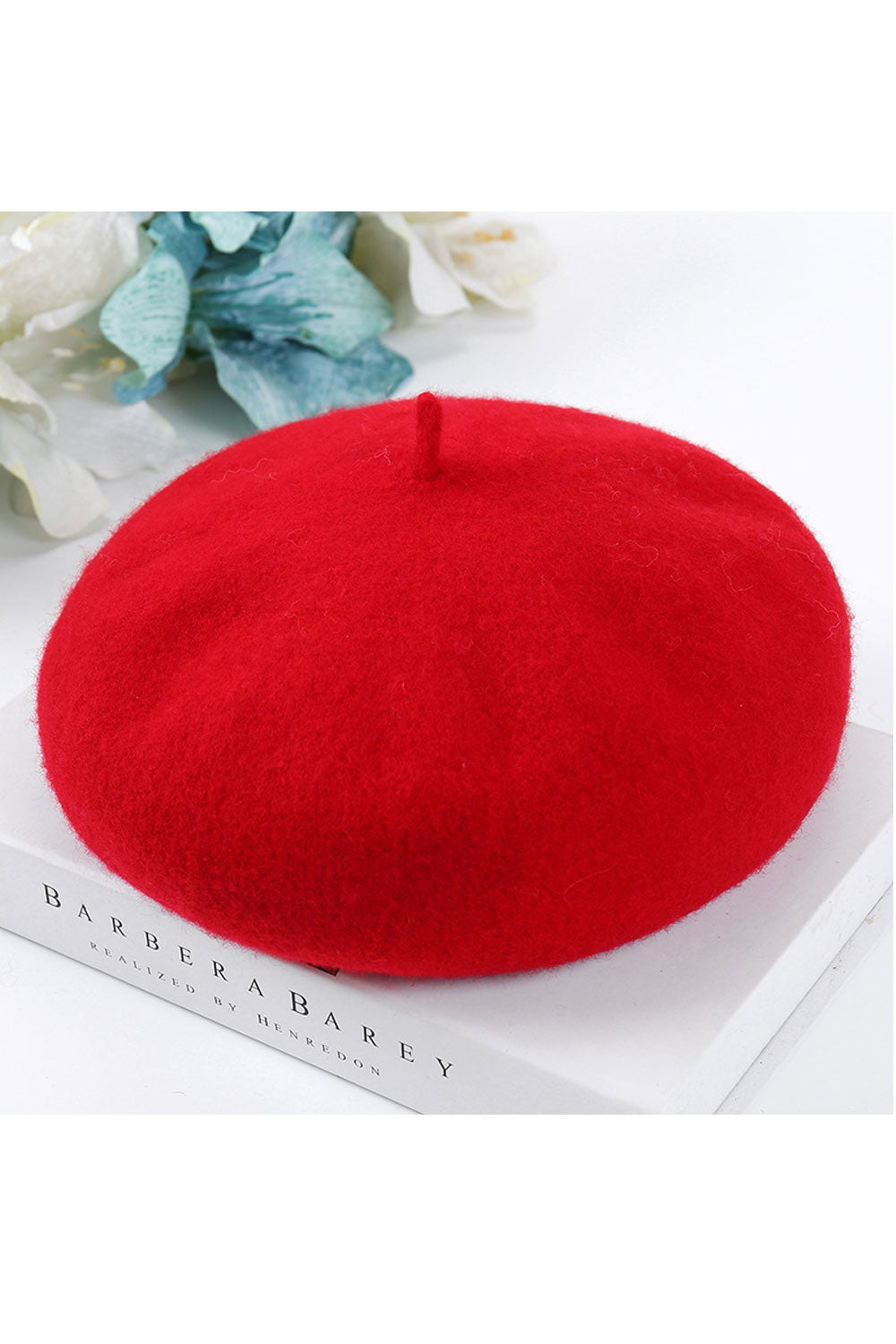 Women Amazing Solid Pattern Autumn Season Warm Beret Hat