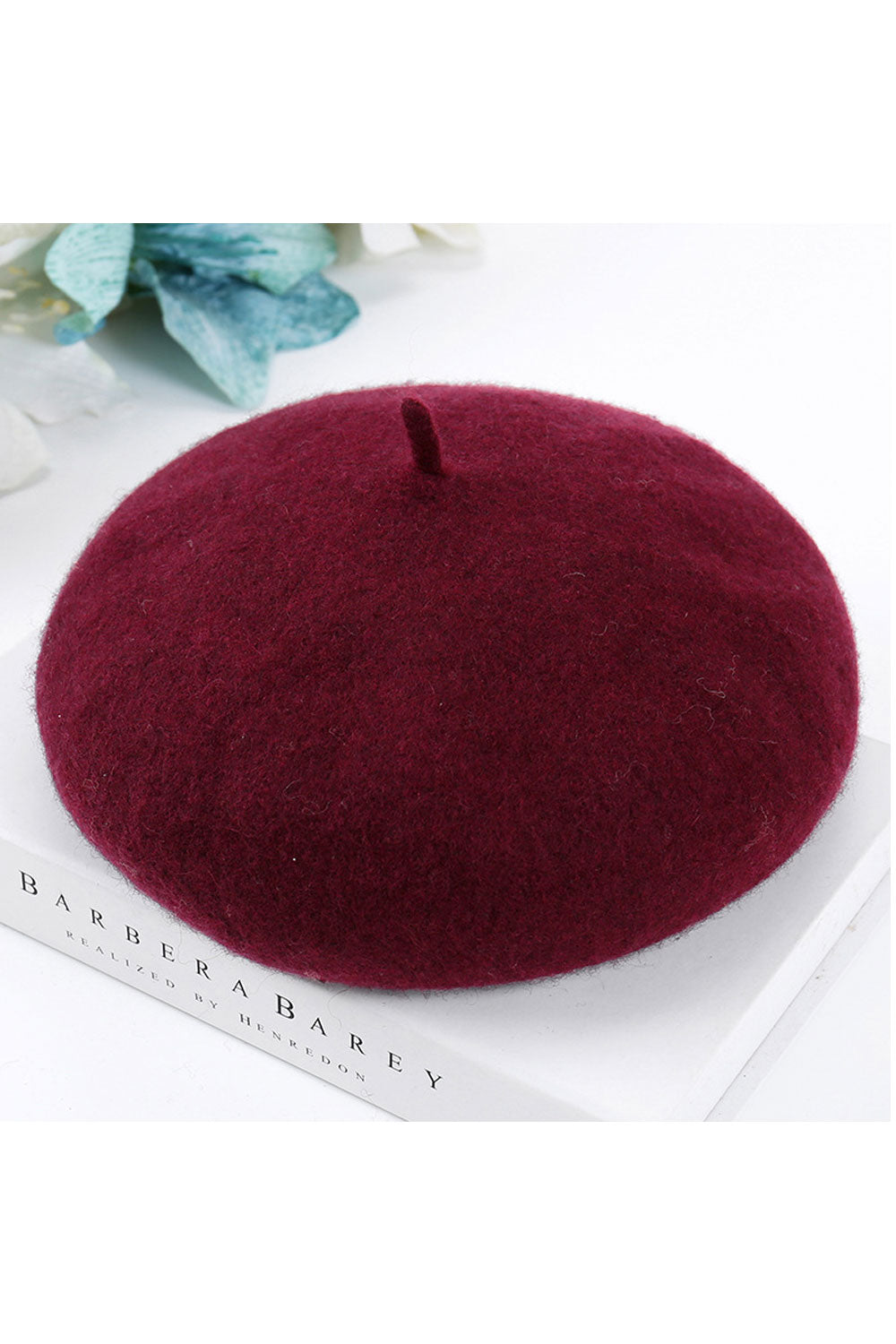 Women Amazing Solid Pattern Autumn Season Warm Beret Hat
