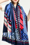 Women Convenient Printed Pattern Cozy Soft Muffler
