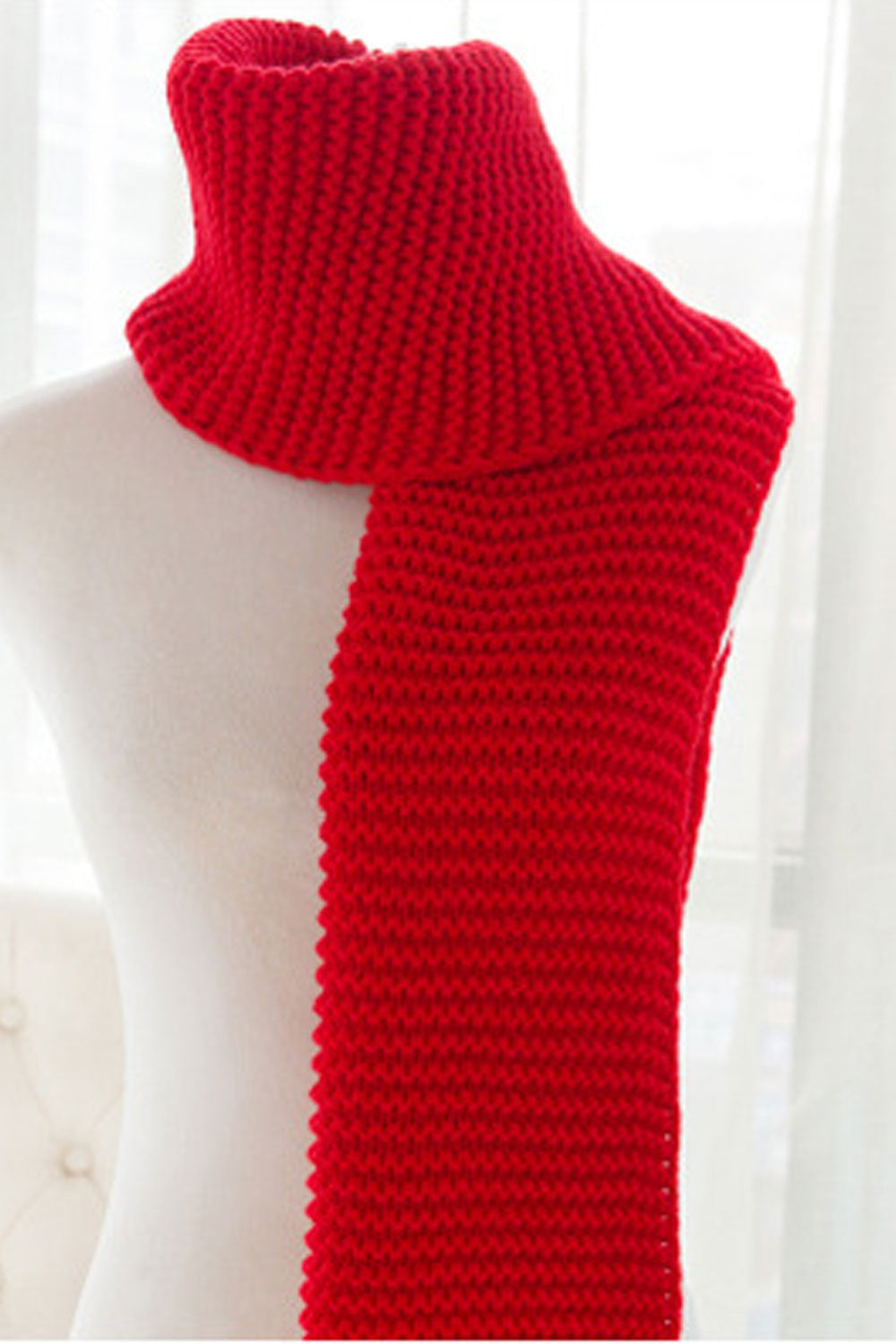 Women Thick Solid Colored Magnificent Cozy Winter Muffler