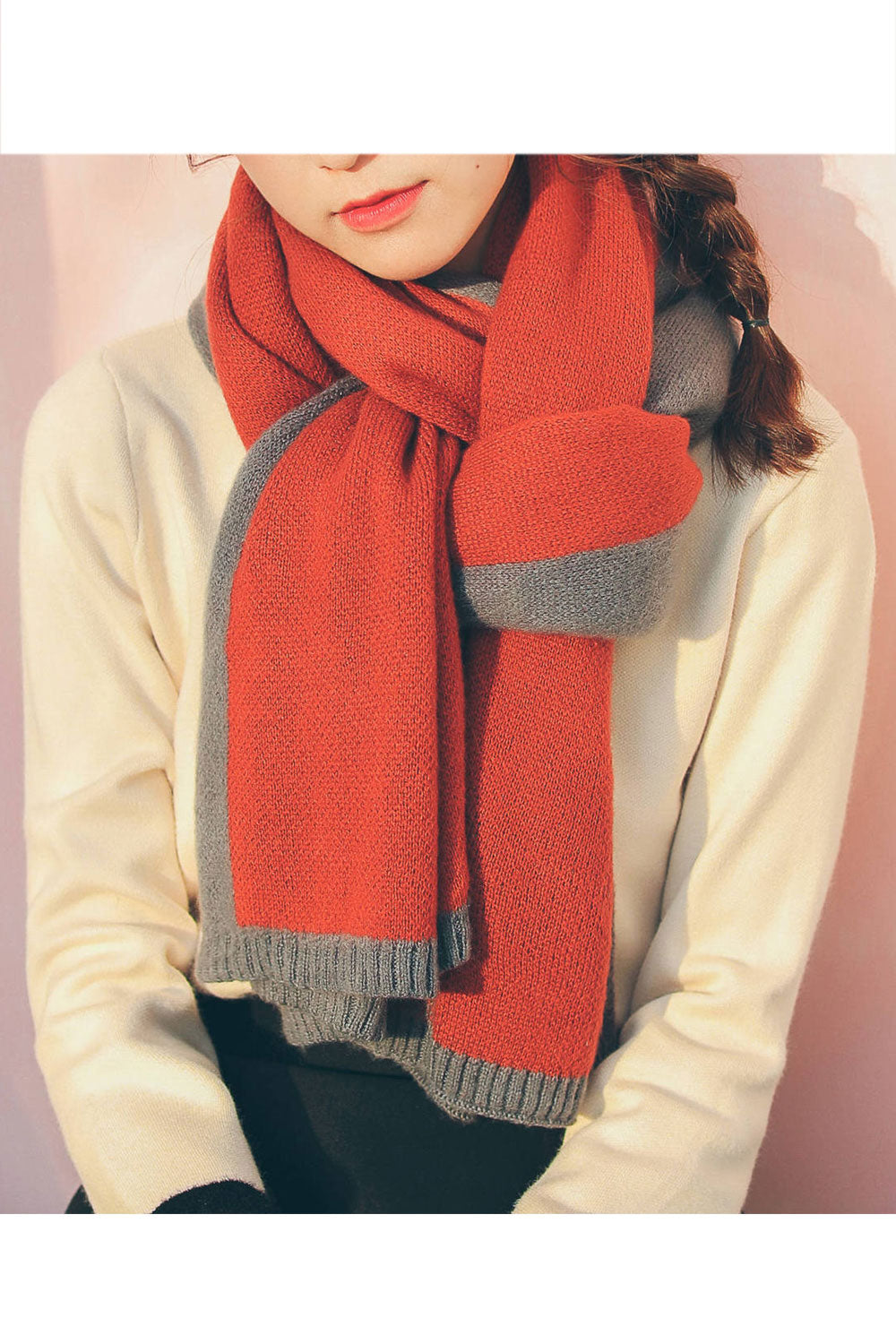 Women Lovely Solid Colored Amazing Long Style Muffler