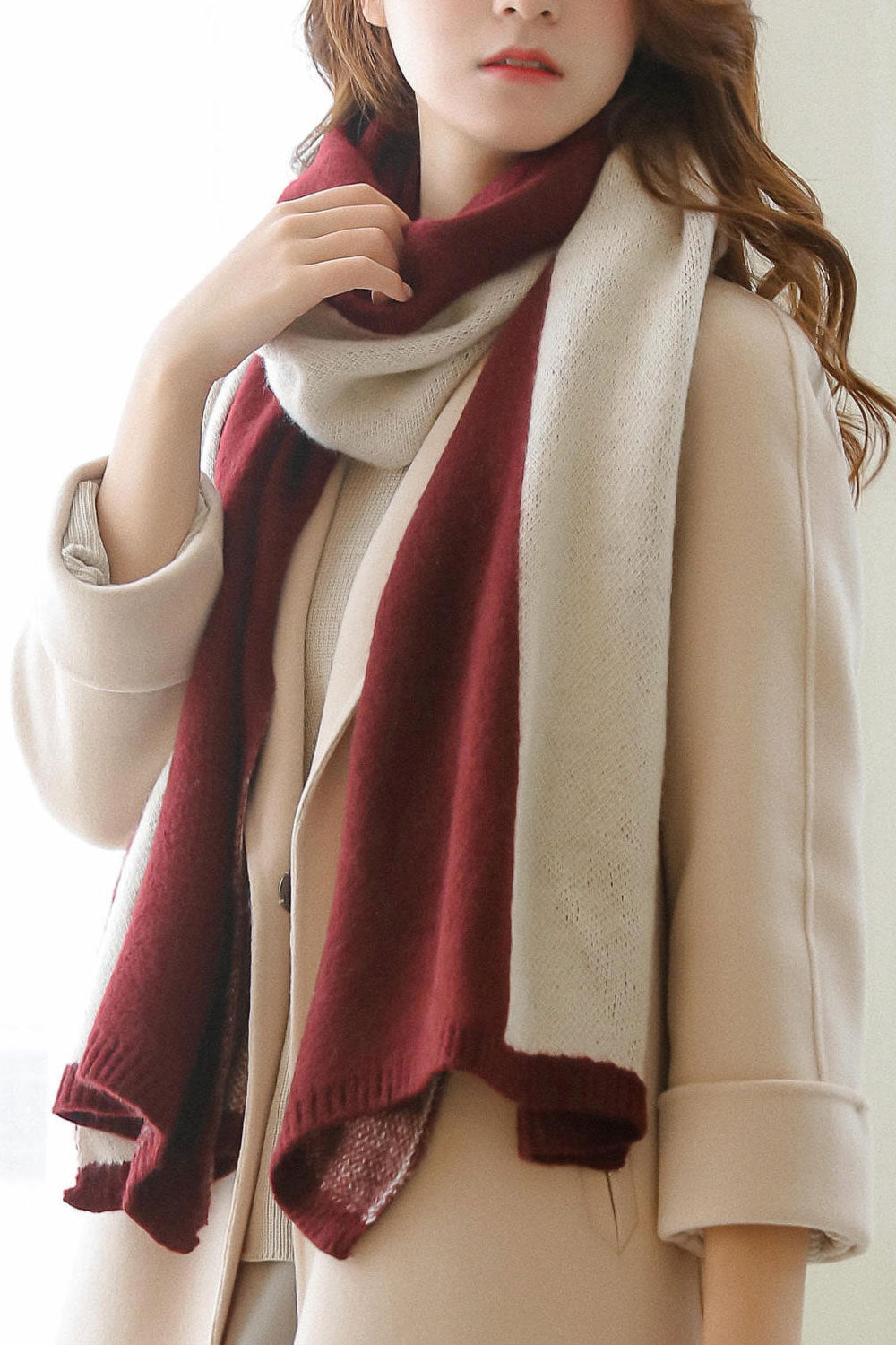 Women Lovely Solid Colored Amazing Long Style Muffler