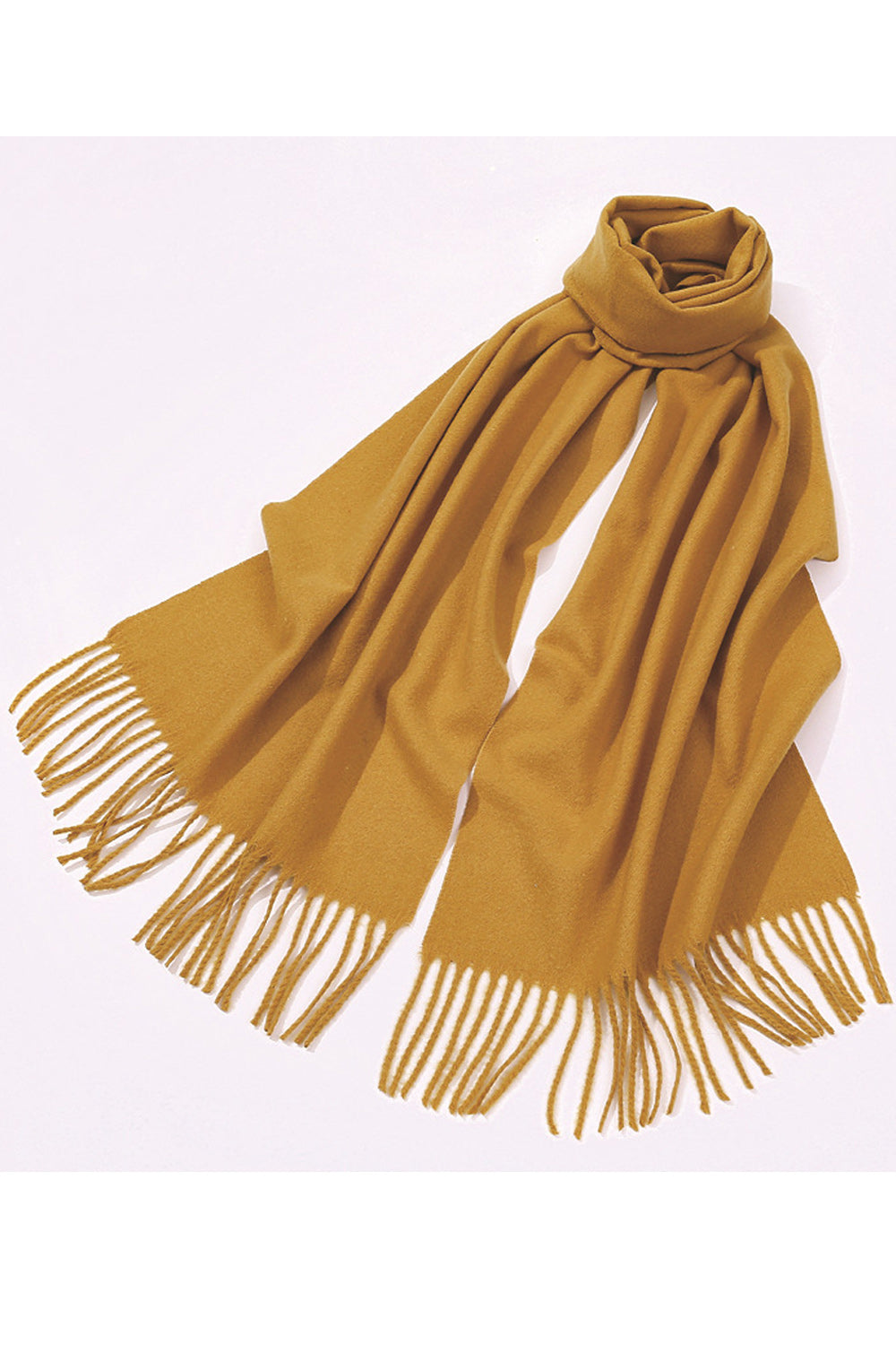 Women Breathable Soft Magnificent Tassel Hem Cozy Muffler