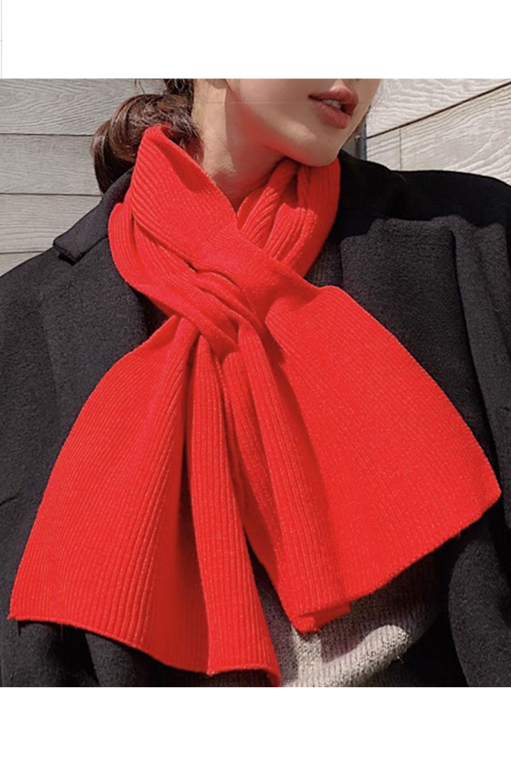 Women Comfortable Warm Elegant Solid Colored Beautiful Muffler