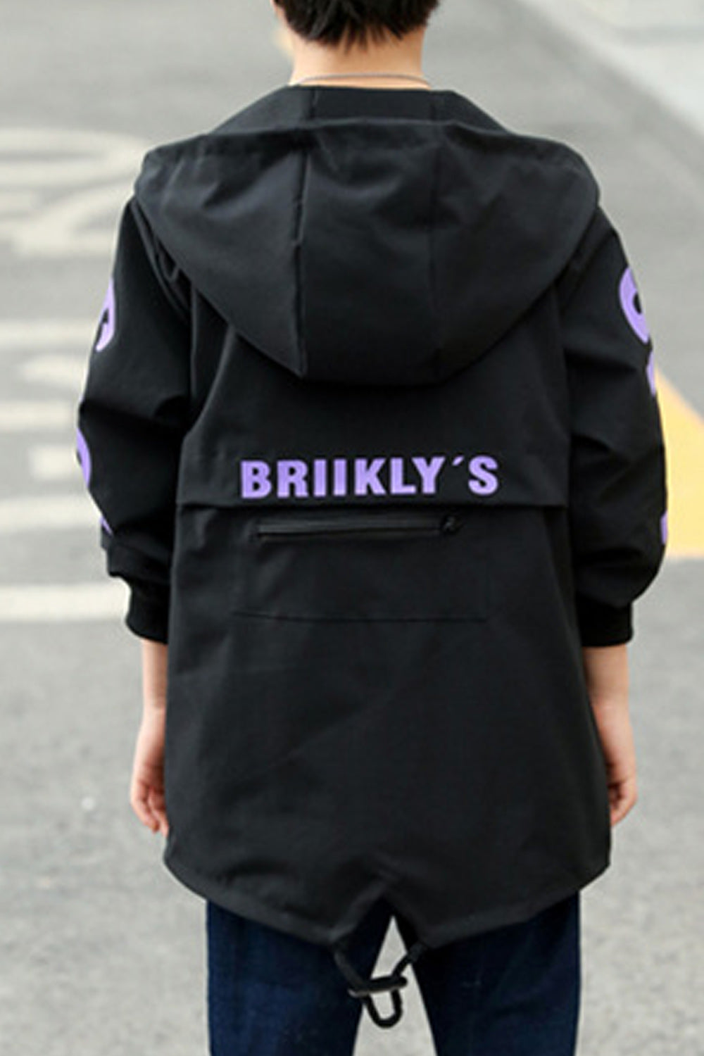 Kids Boys Elasticated Cuff Long Sleeve Warm Hood Neck Stylish Jacket