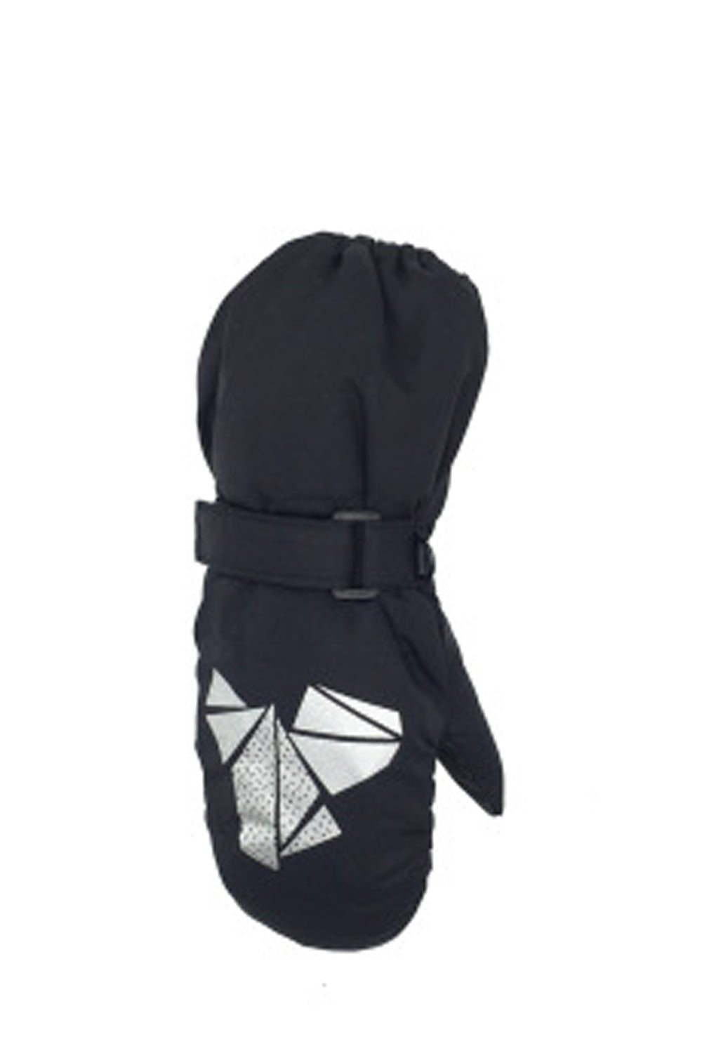 Kids Boys Belted Wrist Solid Colored Thick Comfortable Ski Gloves