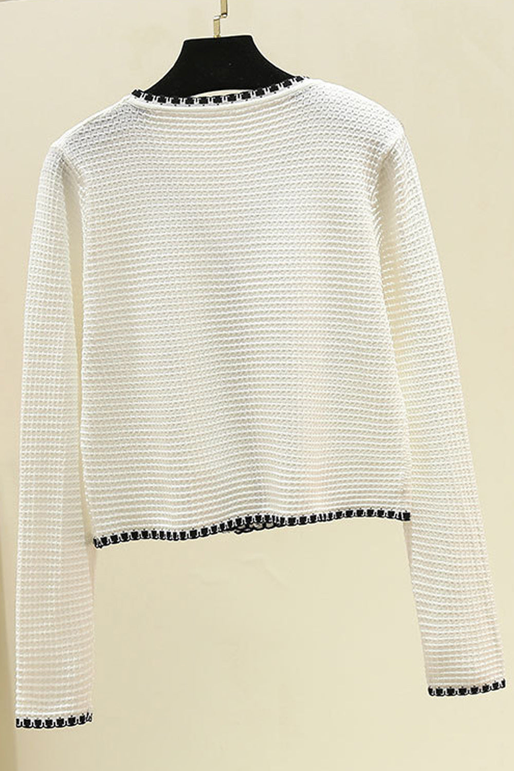 Women V-Neck Double Pockets Long Sleeve Magnificent Cardigan