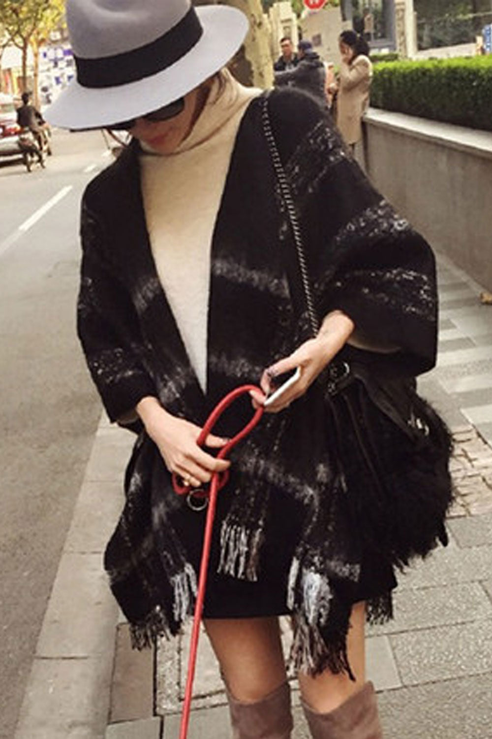 Women Comfortable Solid Pattern Beautiful Cozy Shawl