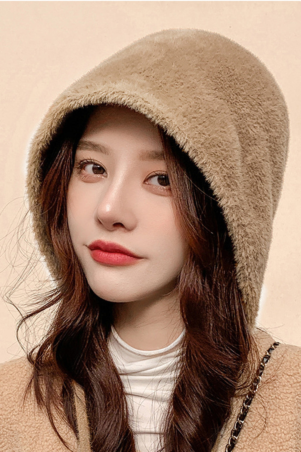 Women Casual Winter Season Lovely Solid Colored Warm Knitted Hat