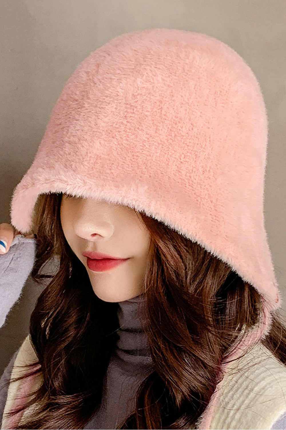 Women Casual Winter Season Lovely Solid Colored Warm Knitted Hat
