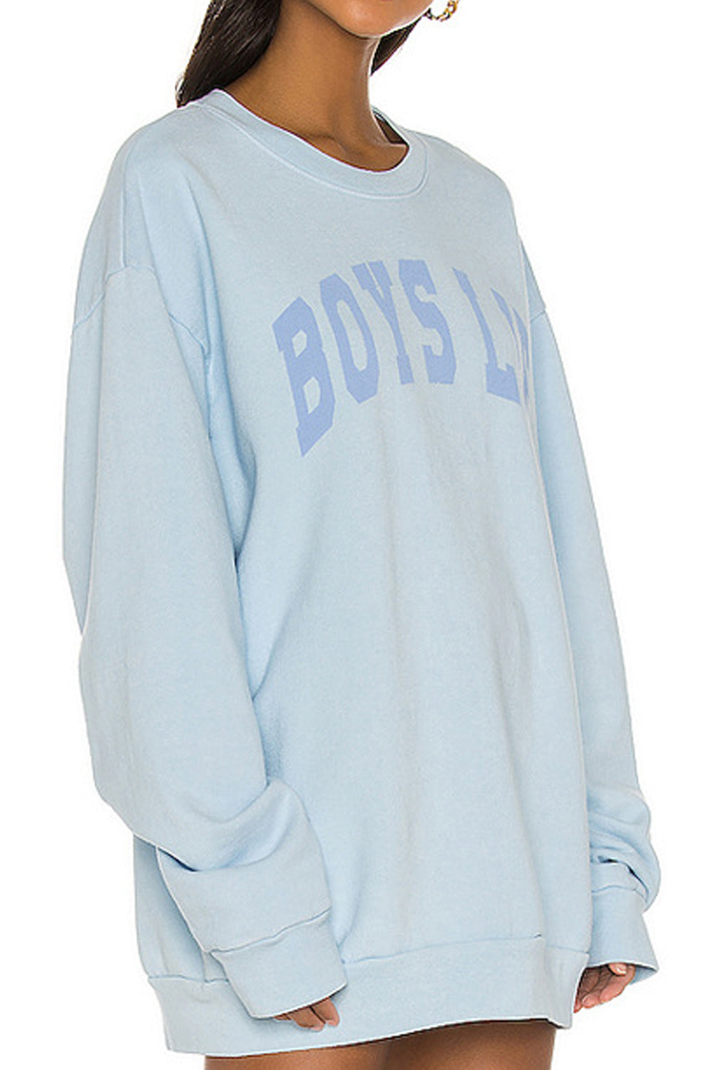 Women Letter Pattern Long Sleeve Classy Sweatshirt