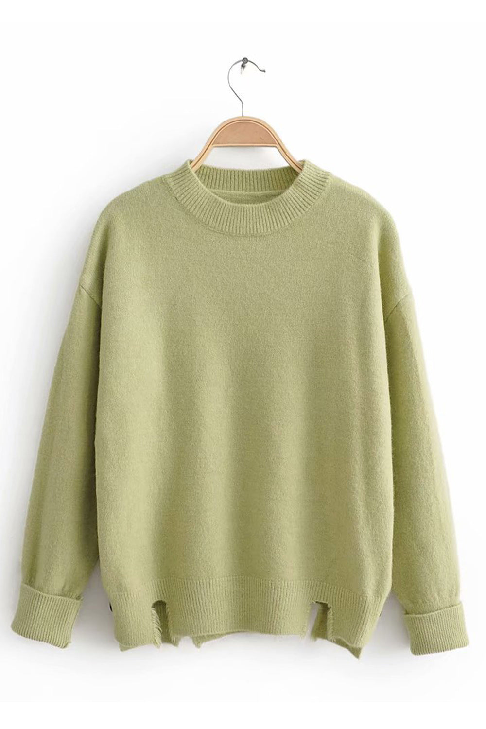 Women Long Sleeve Comfortable Round Neck Cozy Sweatshirt