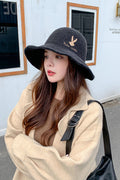 Women Bucket Style Solid Colored Warm Breathable Beret Hat