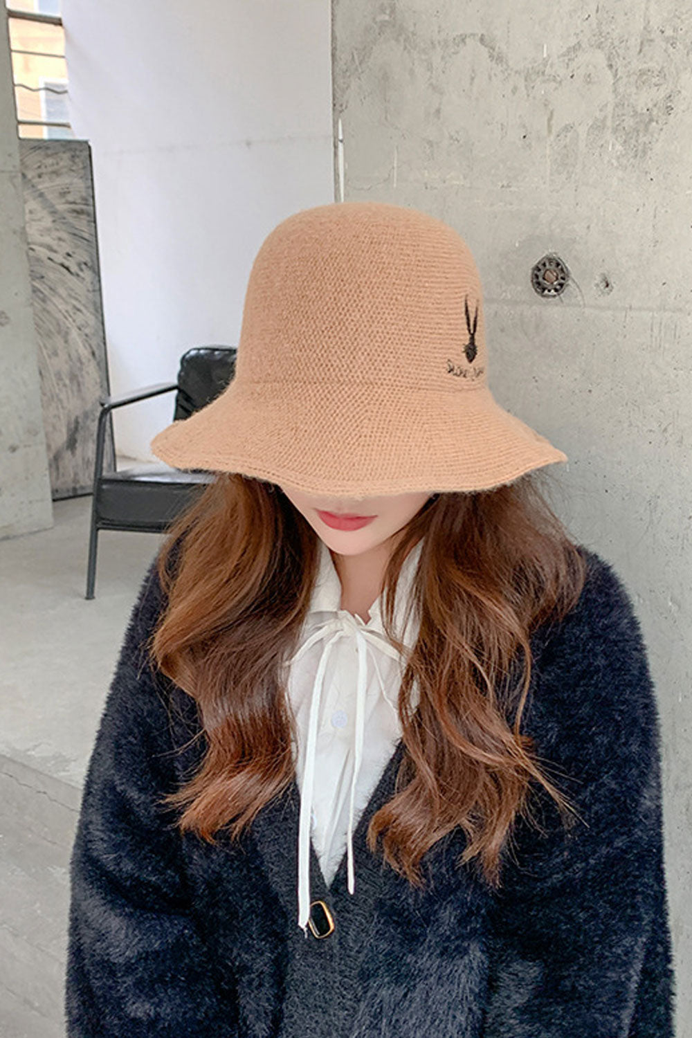 Women Bucket Style Solid Colored Warm Breathable Beret Hat