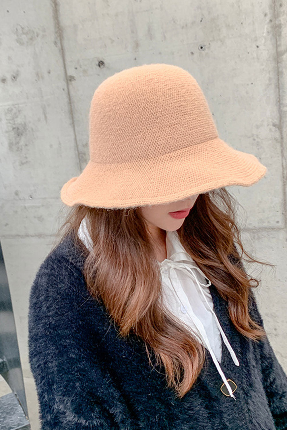 Women Bucket Style Solid Colored Warm Breathable Beret Hat