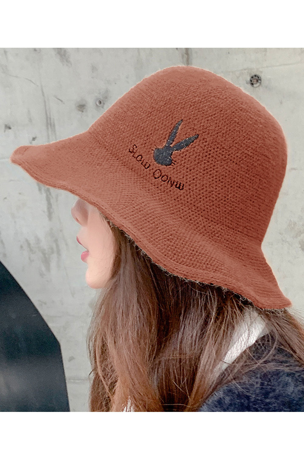 Women Bucket Style Solid Colored Warm Breathable Beret Hat